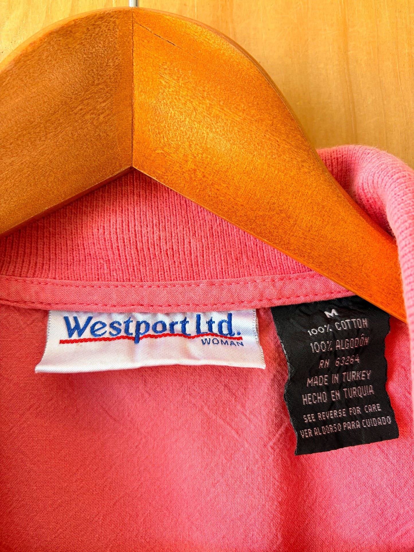 Vtg Pink Vest : M