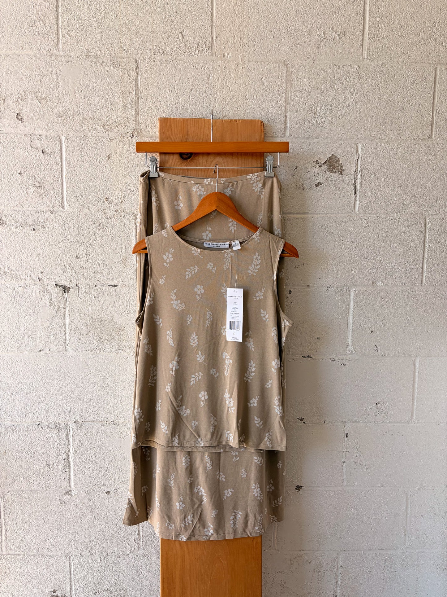 Deadstock Floral Beige Set : L/XL