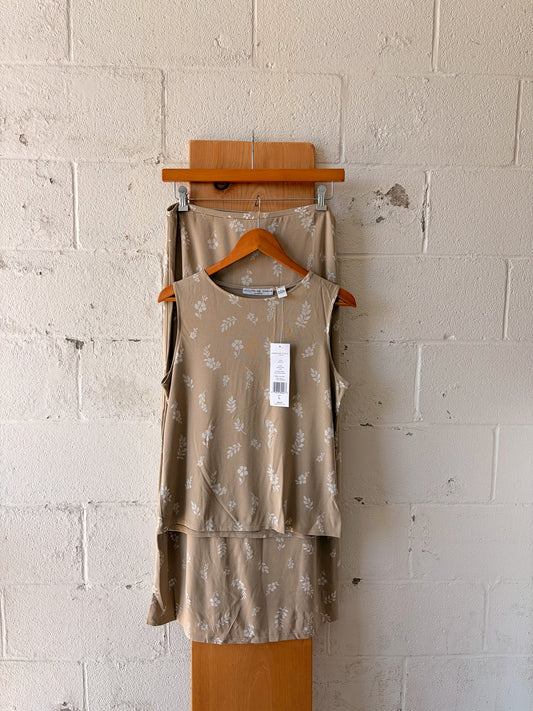Deadstock Floral Beige Set : L/XL