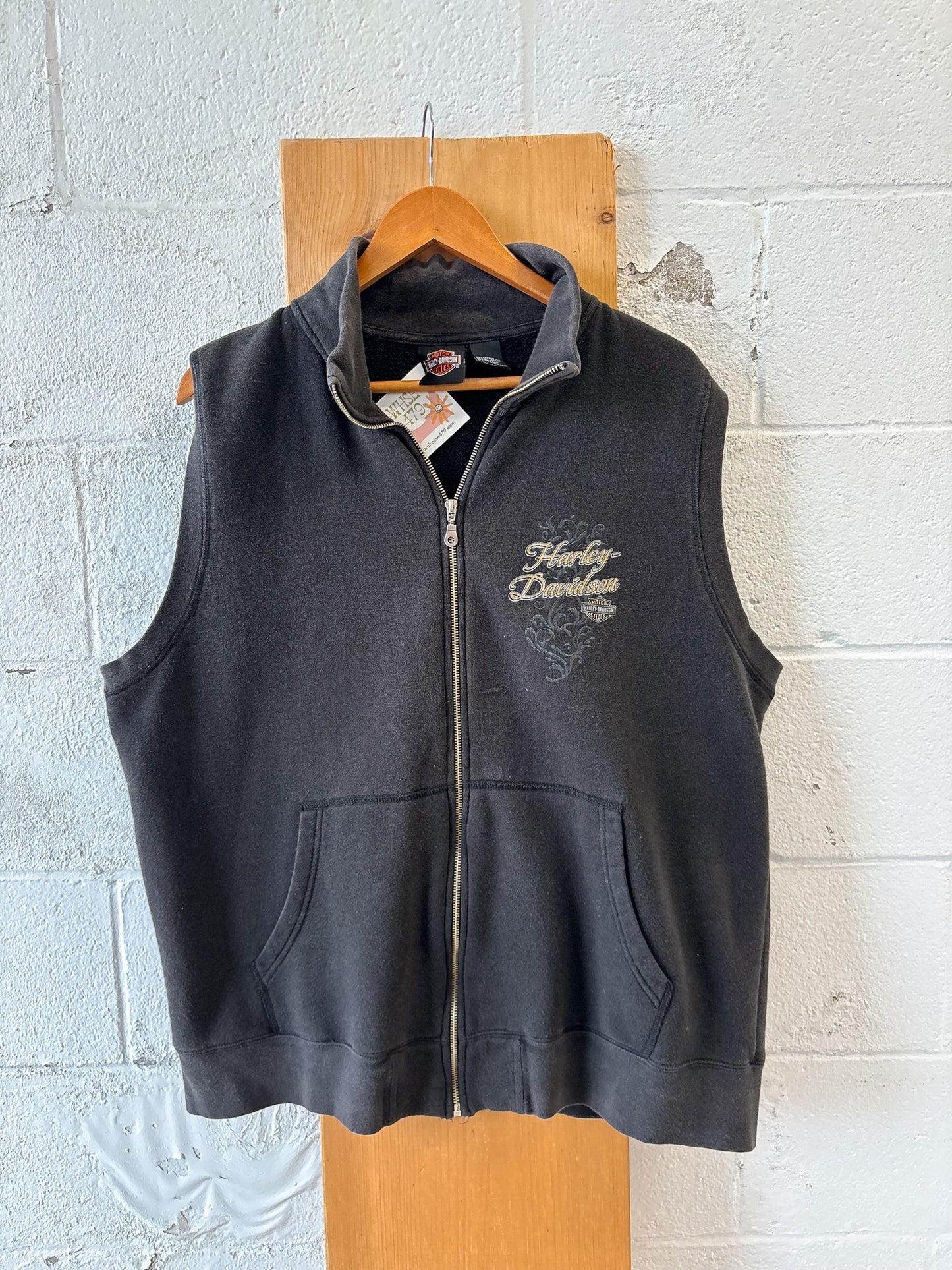 Harley Zip Up Vest : 3XL