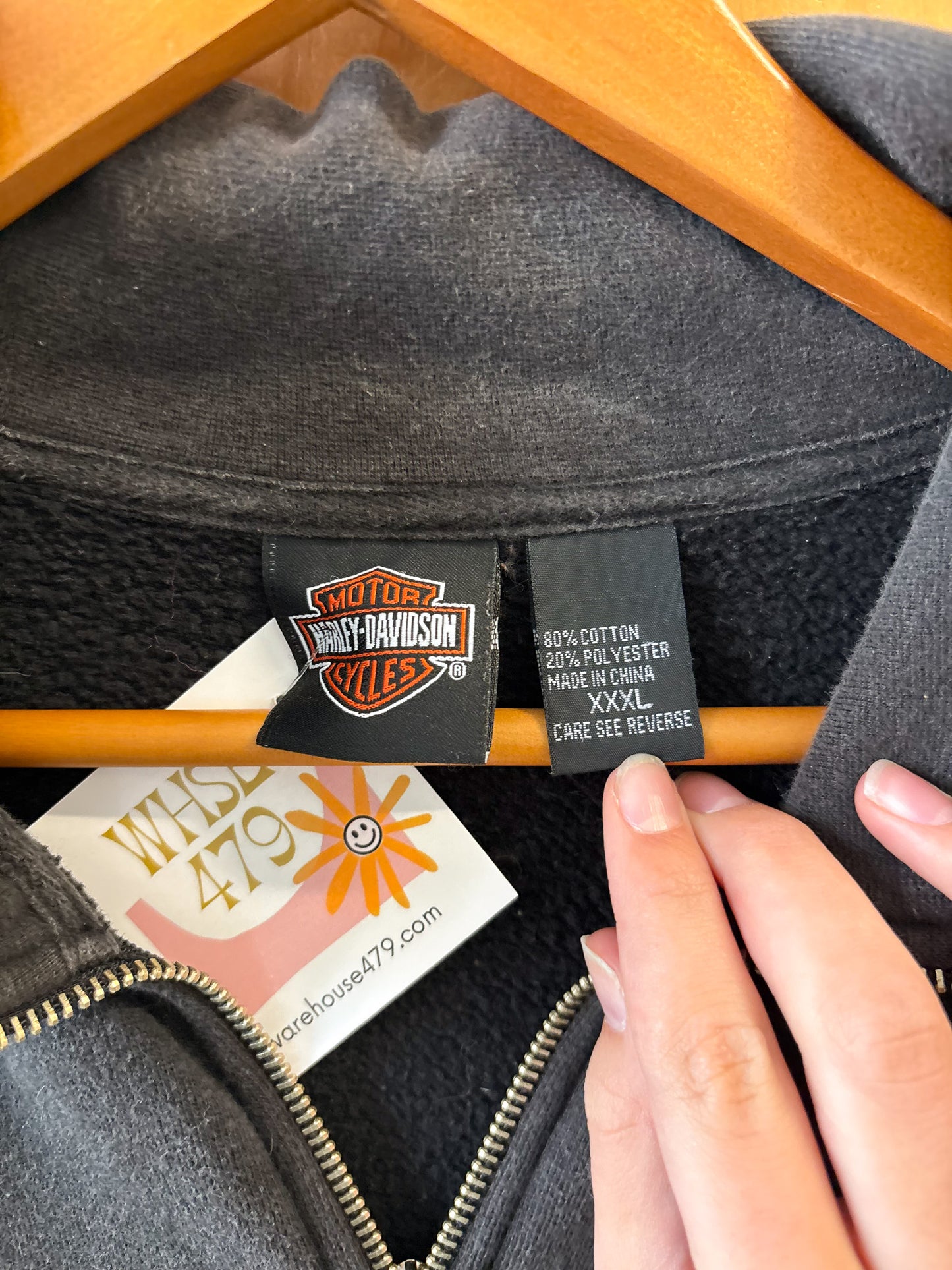 Harley Zip Up Vest : 3XL