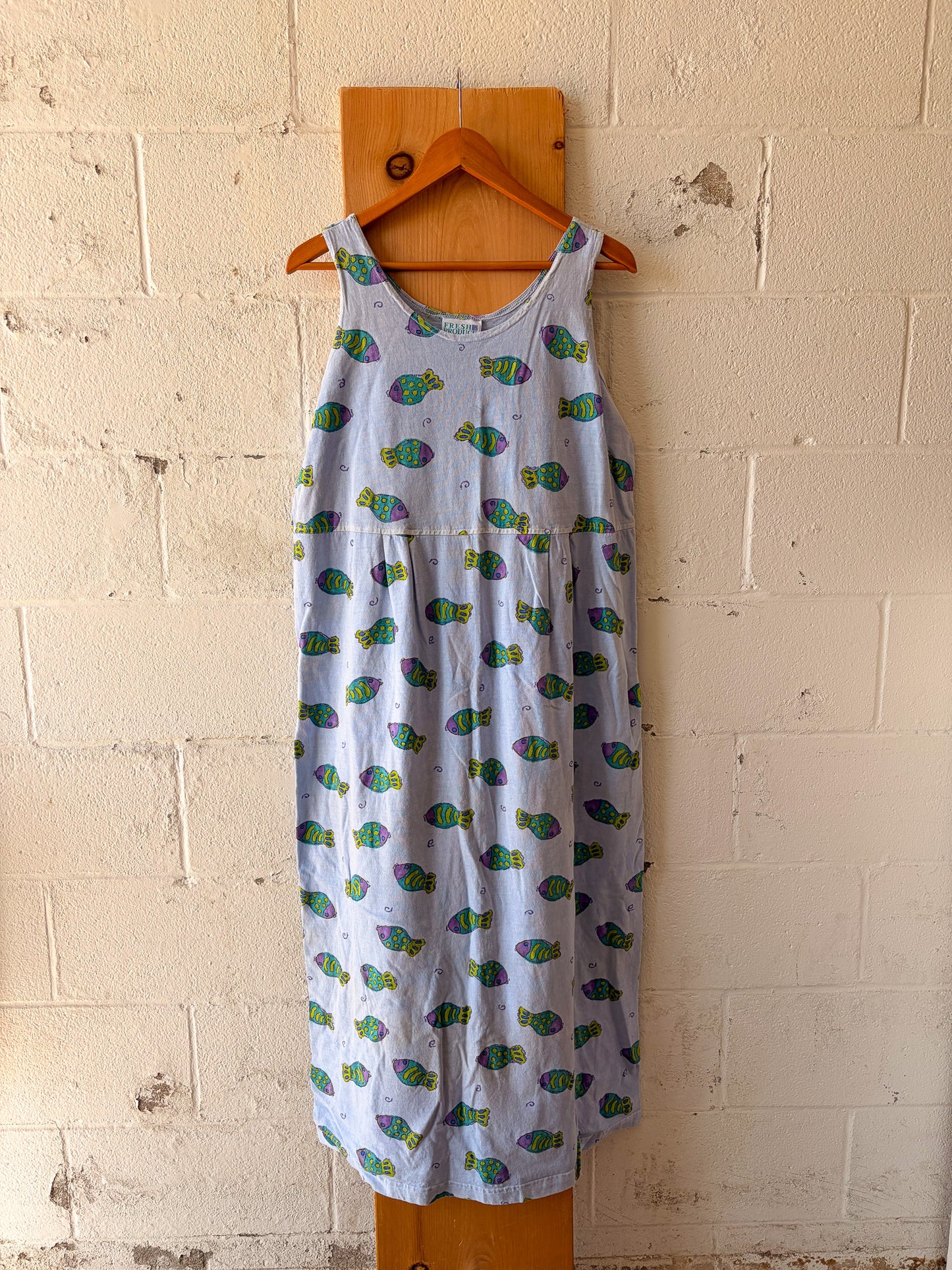 Deadstock Fresh Produce Fish Dress : XL