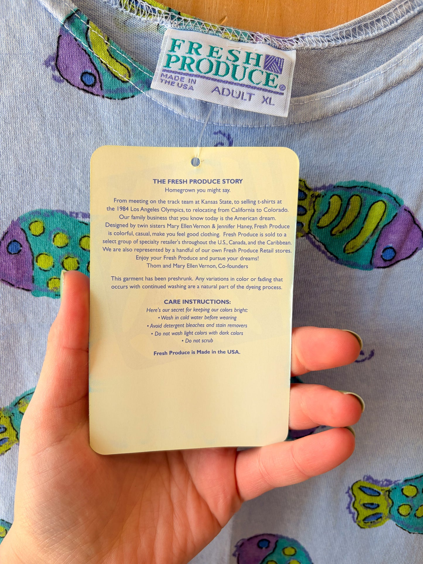 Deadstock Fresh Produce Fish Dress : XL