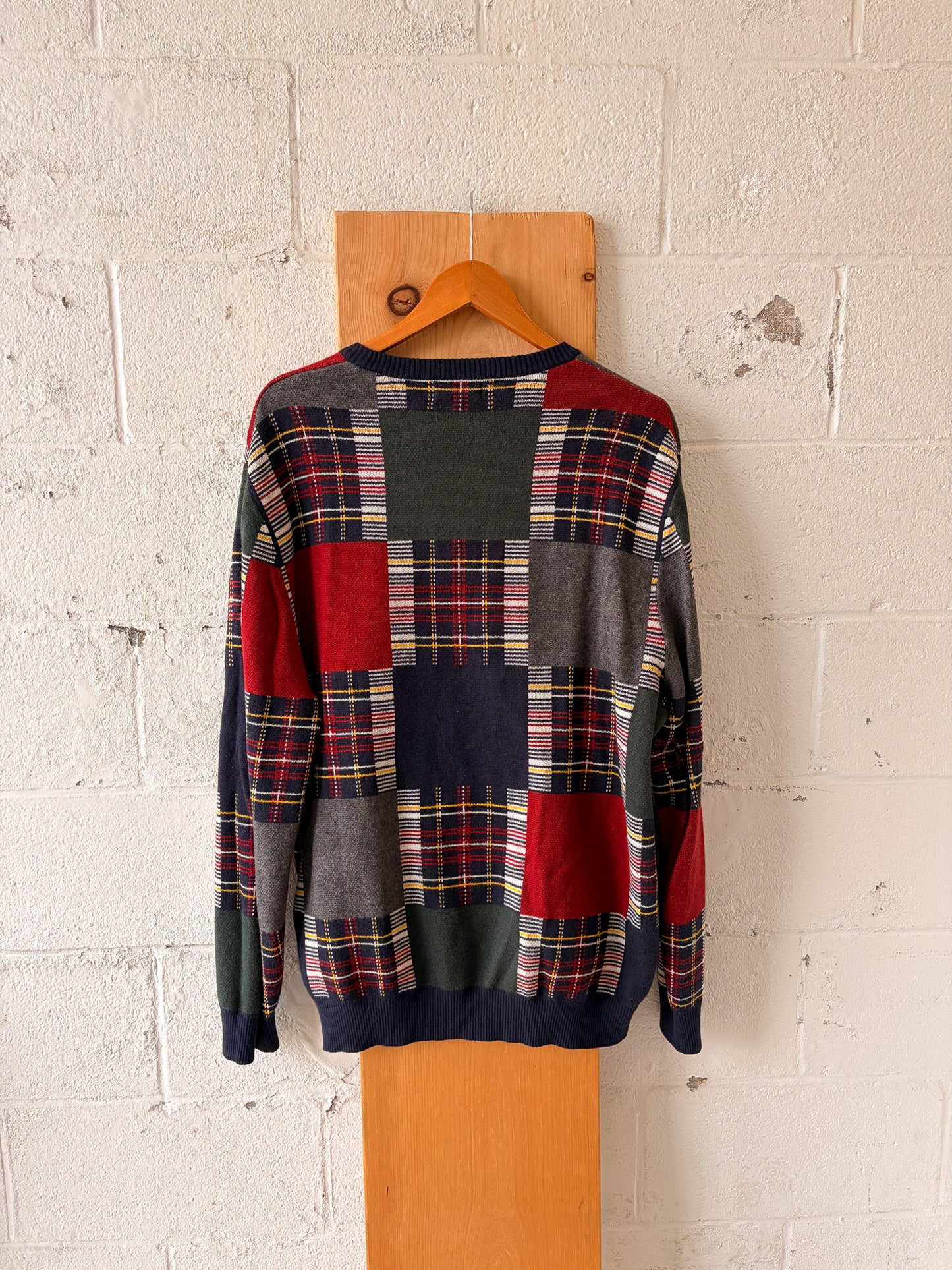Nautica Plaid Sweater : XL