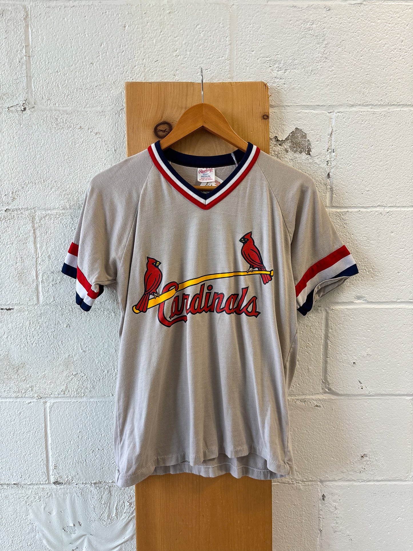 Vtg Rawlings Cardinals Jersey Tee : M