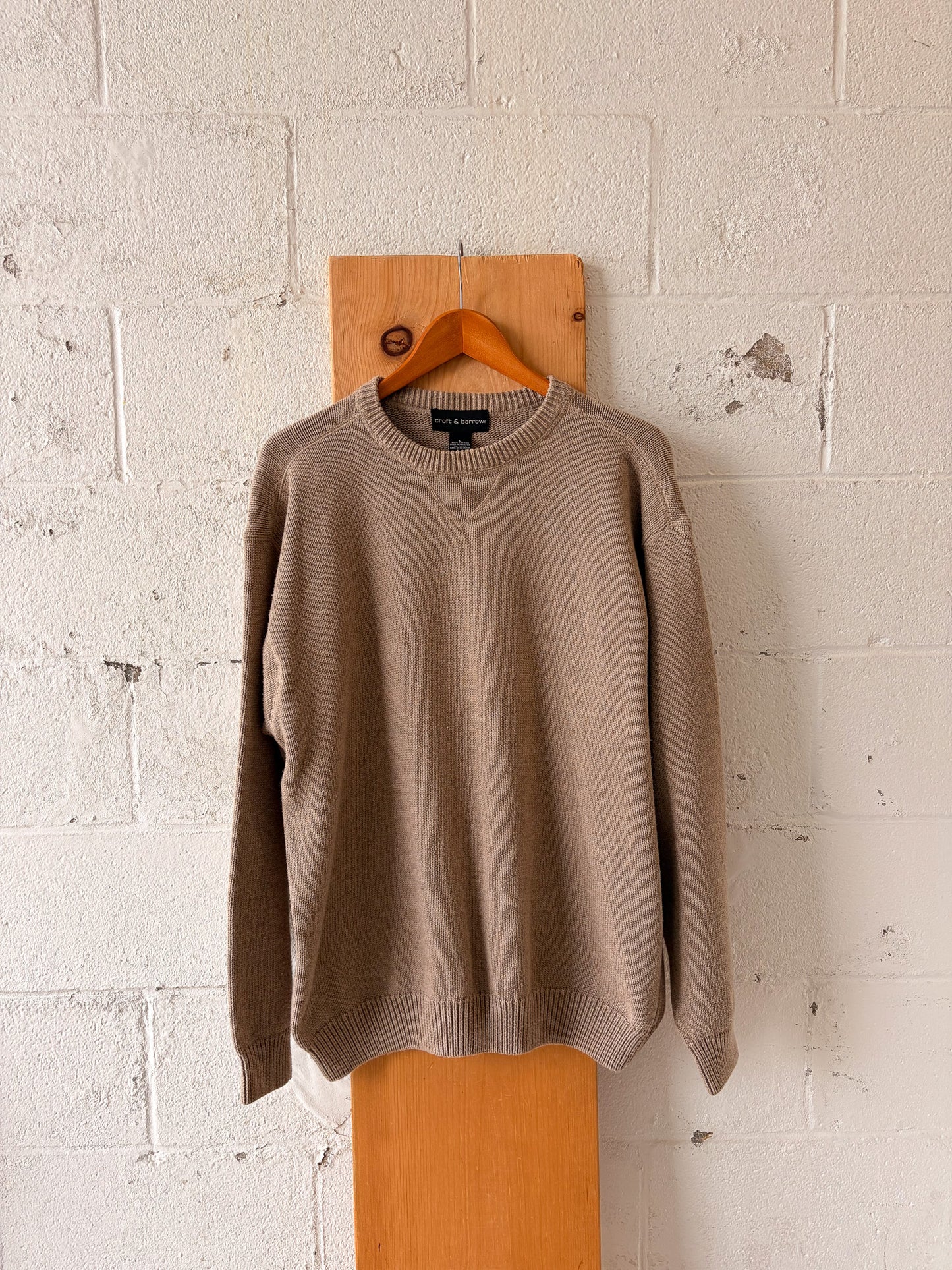 Oatmeal Brown Sweater : L