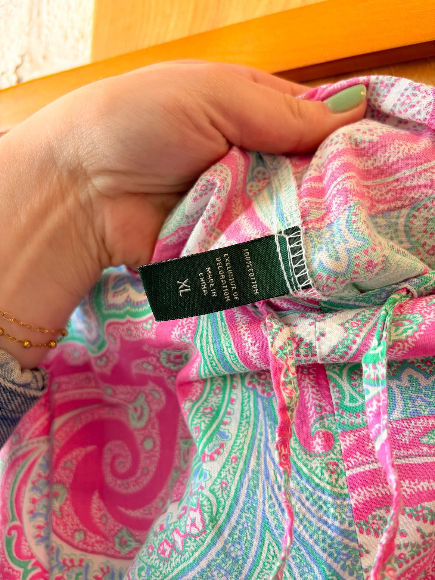 Paisley Ralph Lauren Three Piece Set : XL