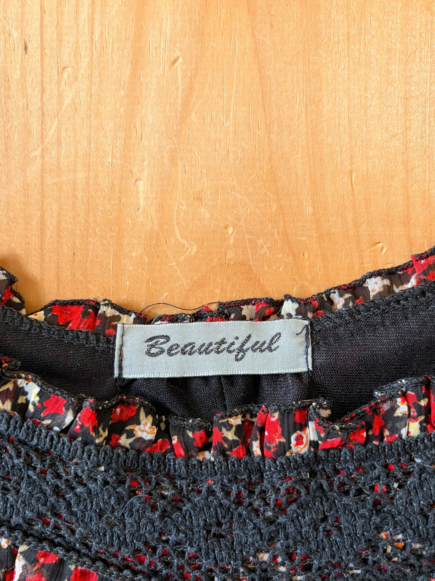 Cinched Floral Top : S/M