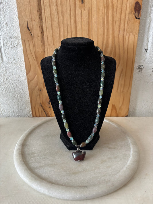 Multi Color Beaded Necklace