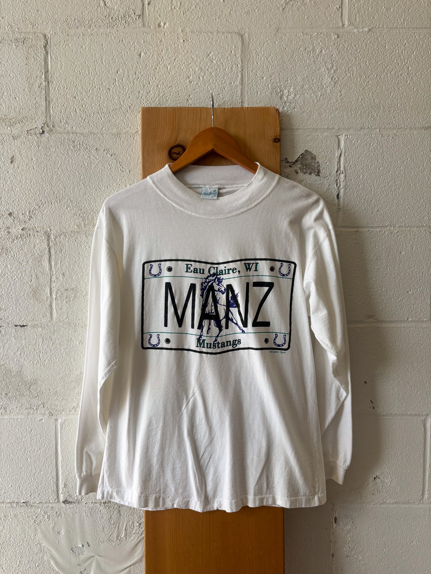 Mustangs Mock Neck Long Sleeve : L