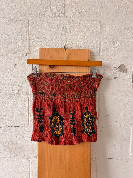 Turtle Tube Top : Free Size