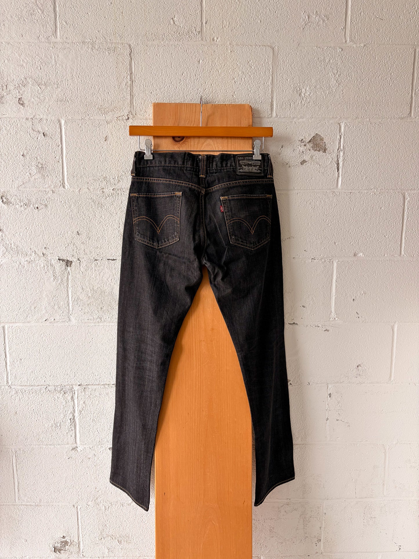 '08 Black Levi's 511 Jeans : 34"W