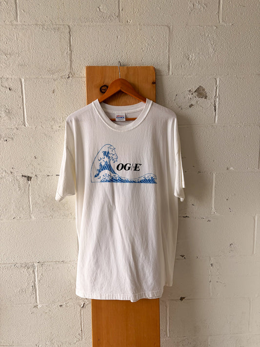 Vtg "Catch the Energy Wave" Surfing Tee : XL
