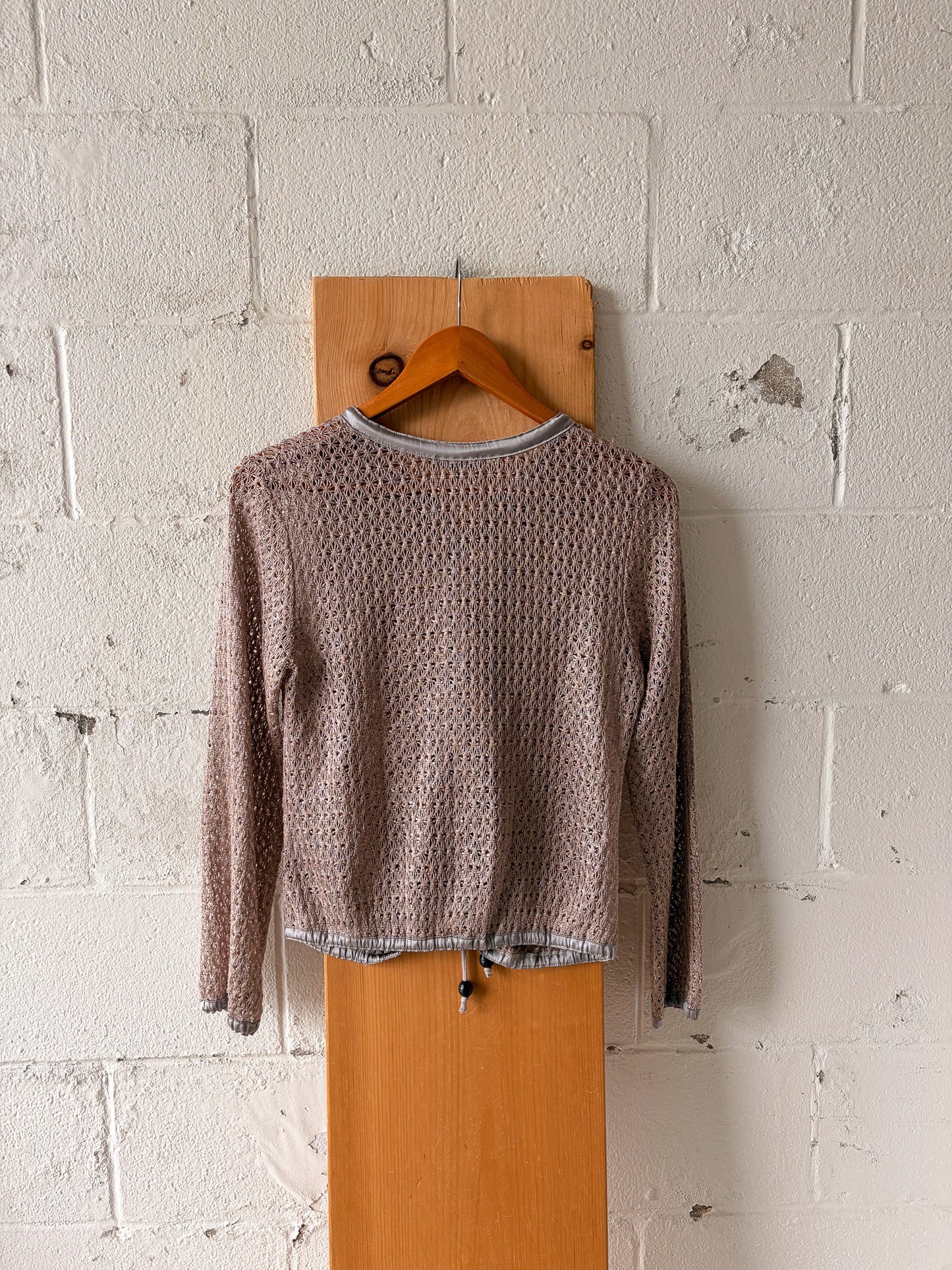 Blue Angels Metallic Cardigan : L