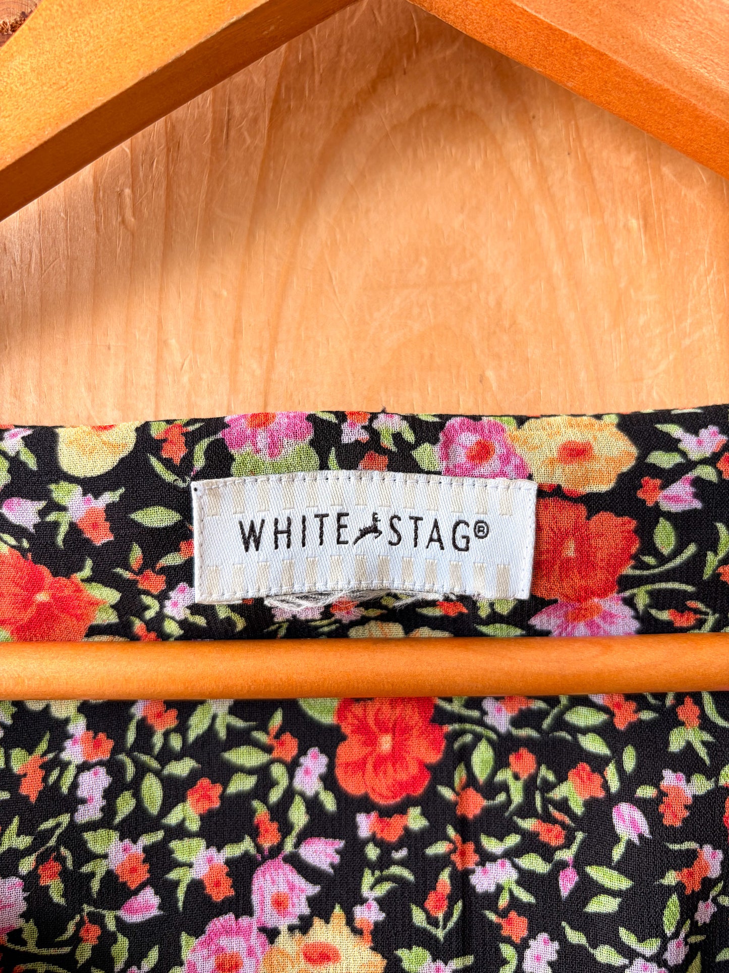 Vtg Floral Dress : L