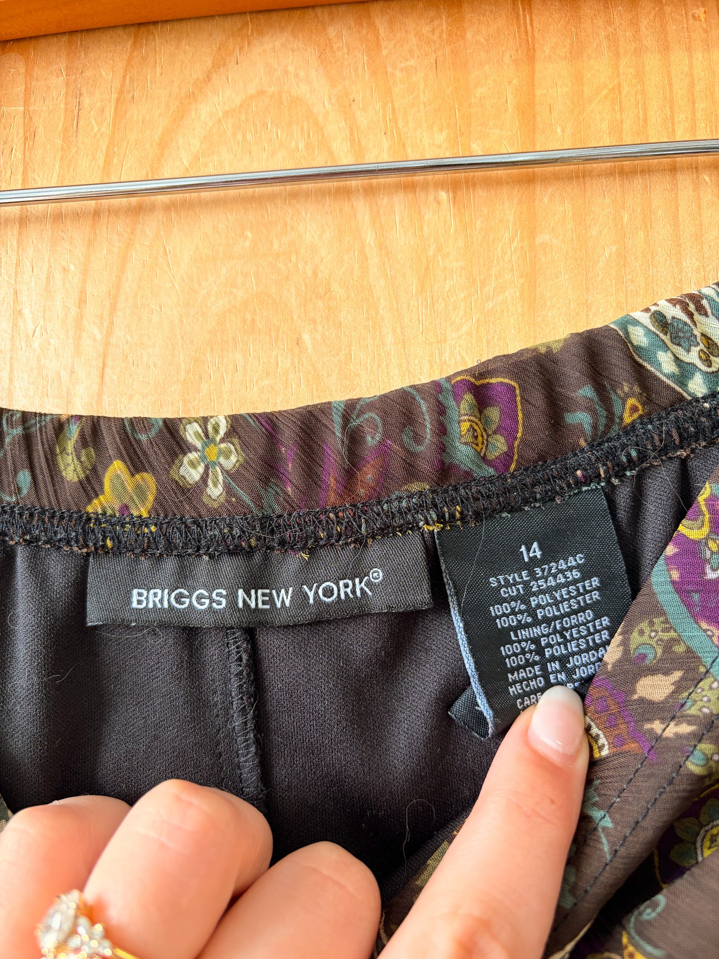 Brown Paisley Skirt : 14