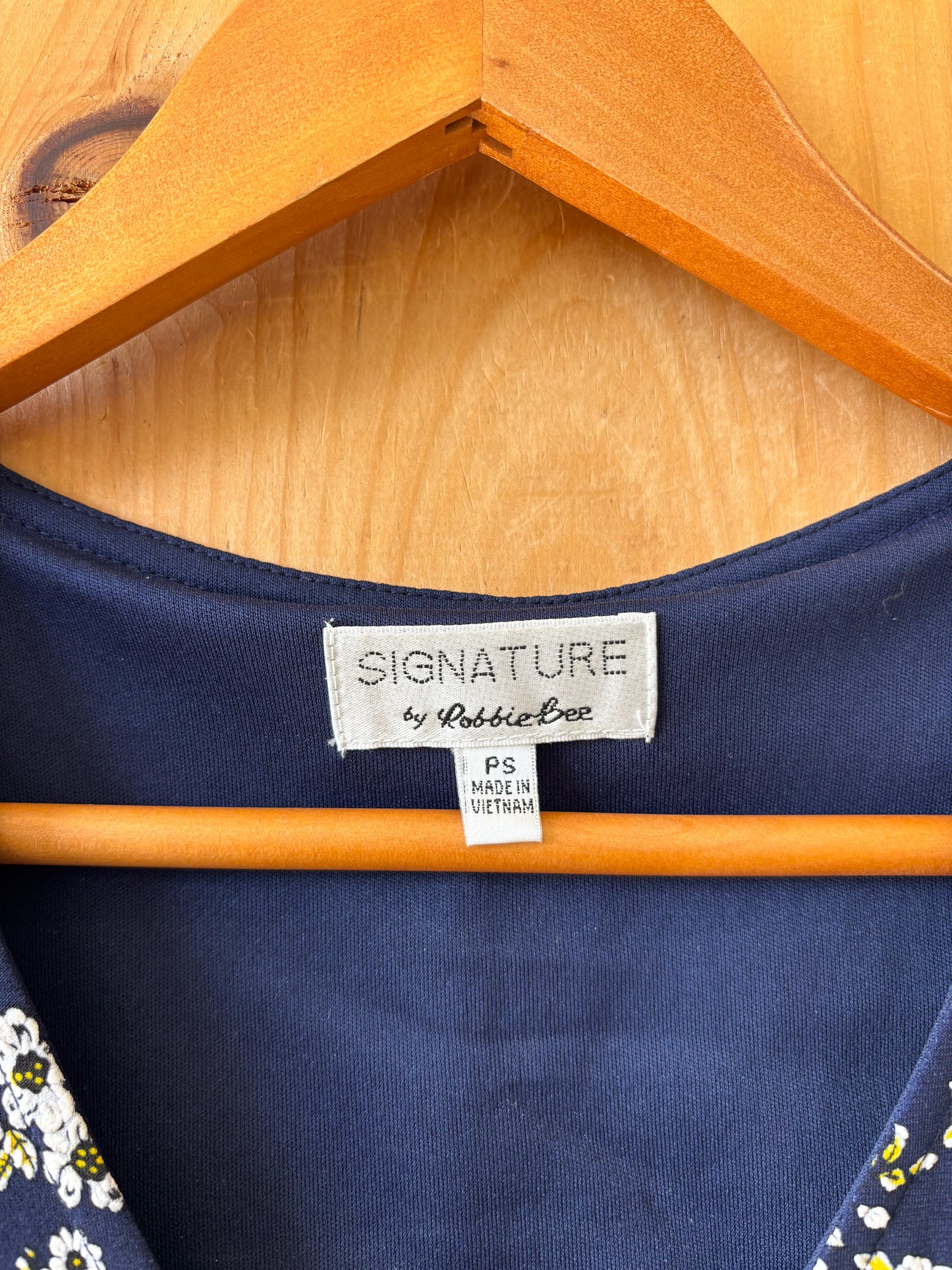 Floral Navy Dress : S