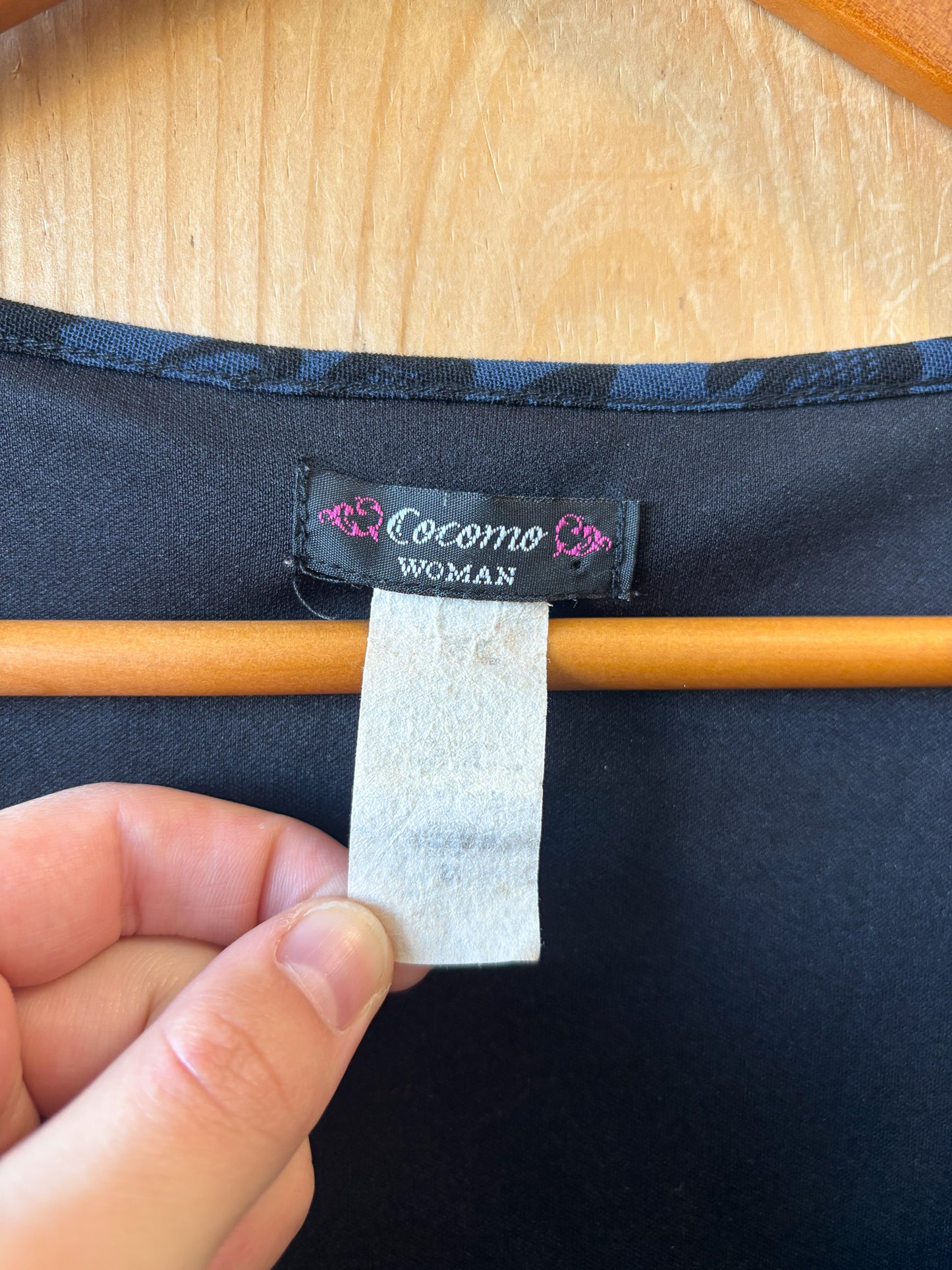 Navy Floral Ruffle Tank : L