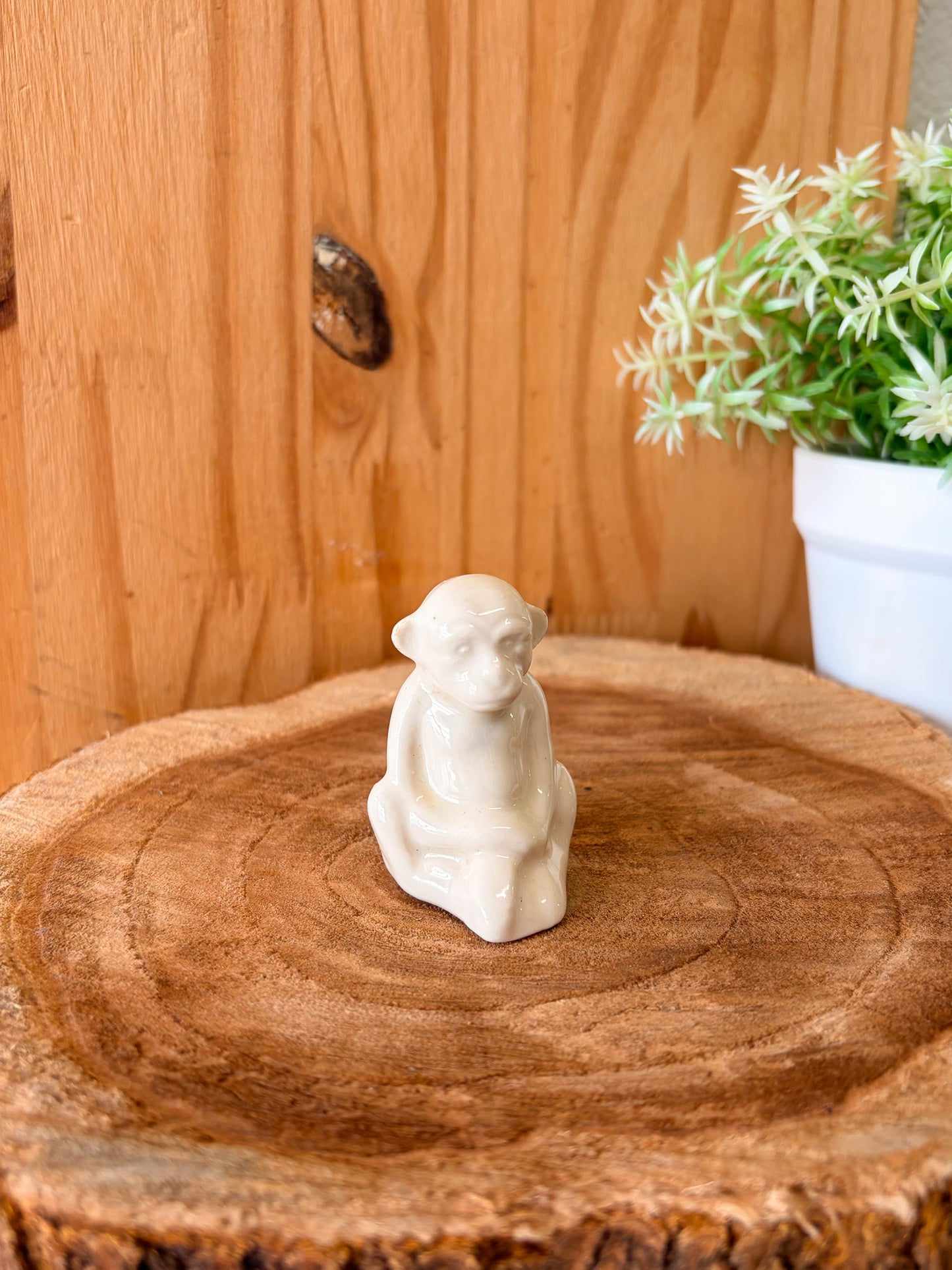 Little Sitting Monkey Figurine