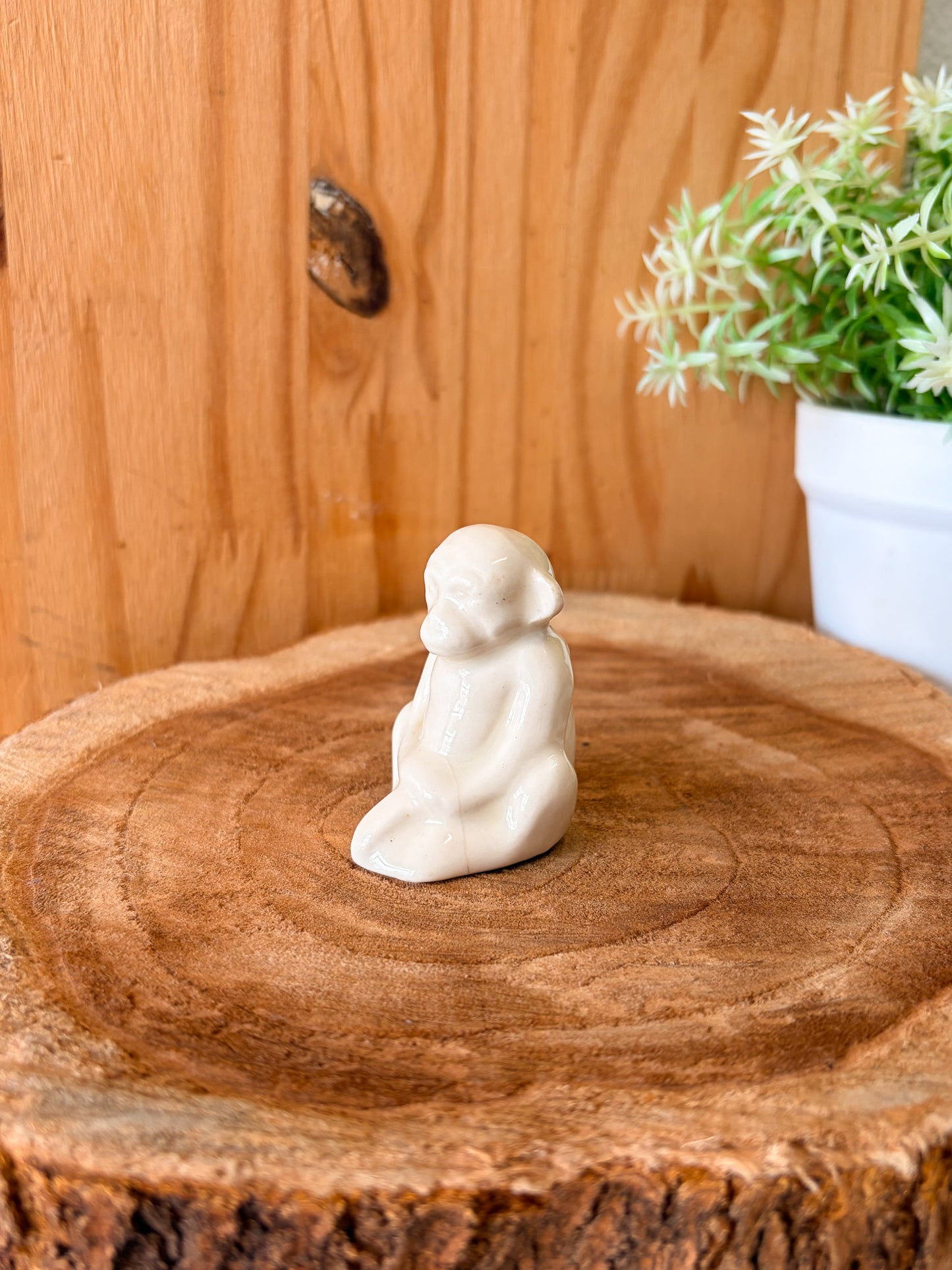 Little Sitting Monkey Figurine