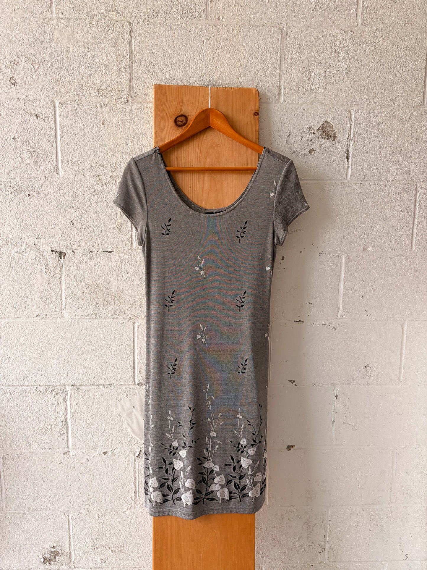 Silver Floral Dress : 8