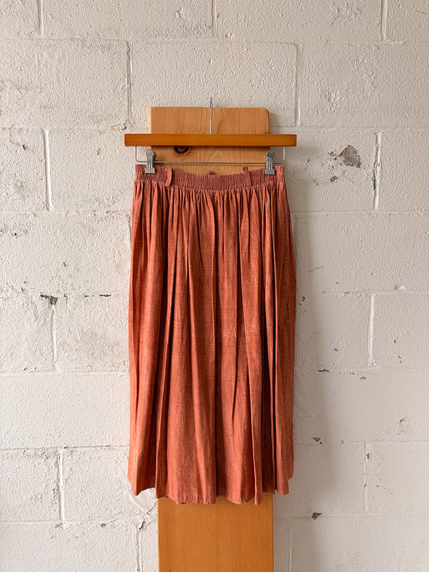 Vtg Salmon Skirt : M