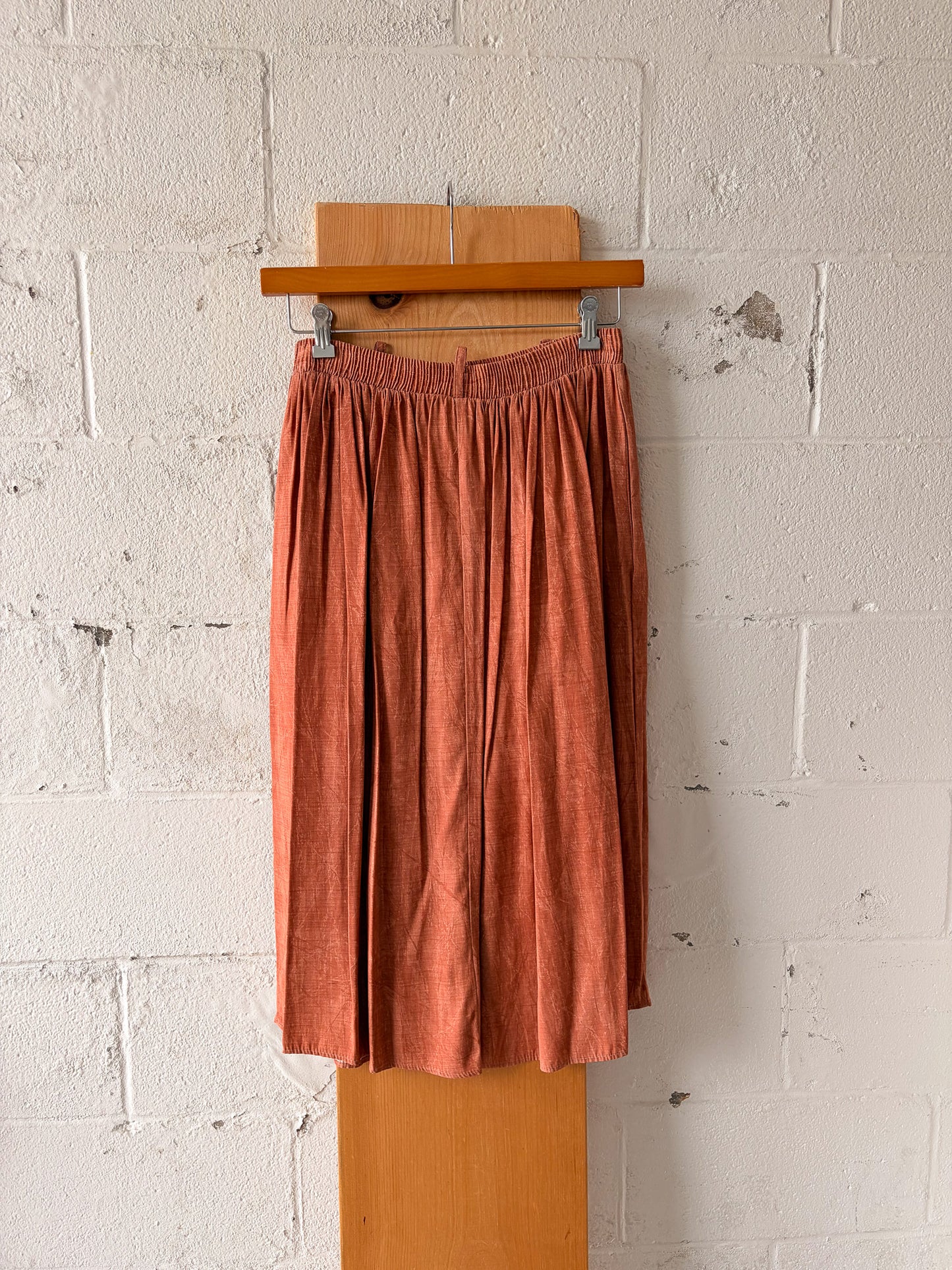 Vtg Salmon Skirt : M