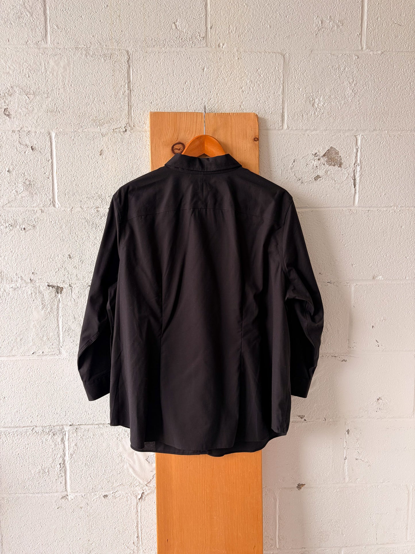 NWT Black Button Down : 2X