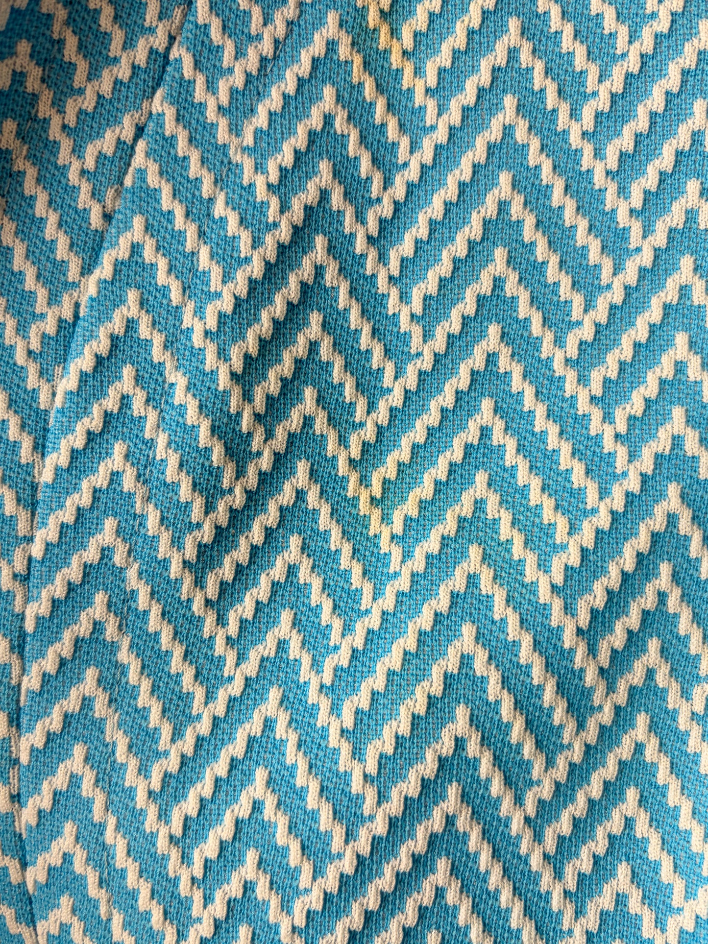 Vtg Blue House Dress : L