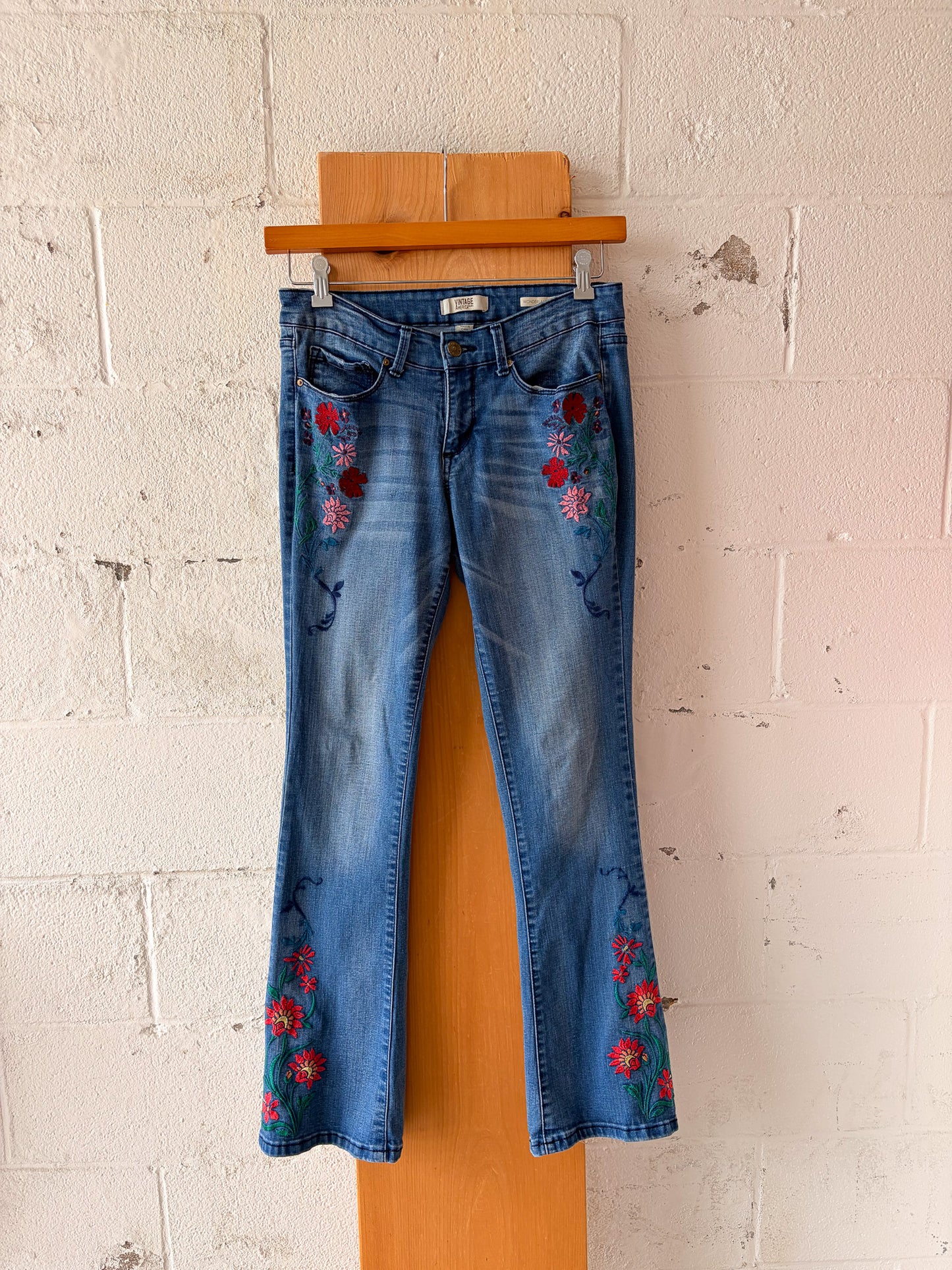 Floral Embroidered Jeans : 8R