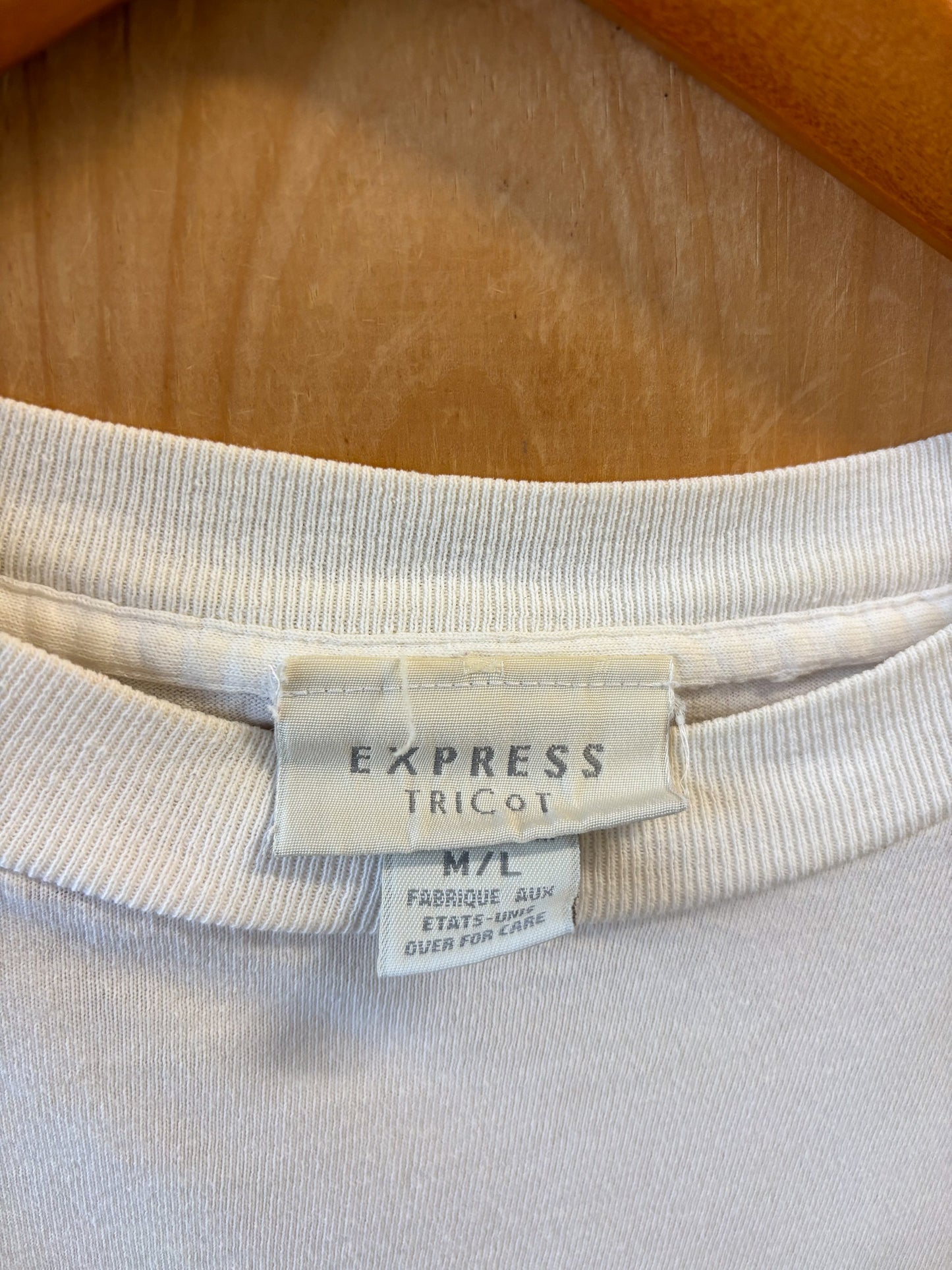 Vtg Heart Express Tee : M/L