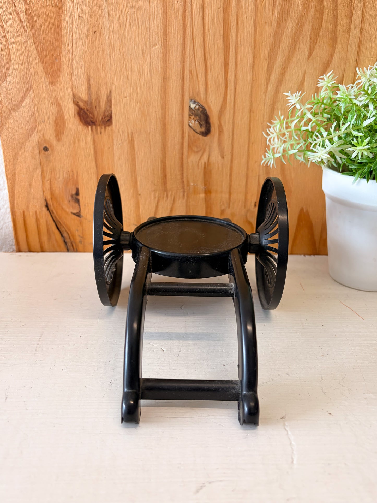 Japanese Yamanaka Lacquerware Flower Cart Votive (Local Pick Up Only)