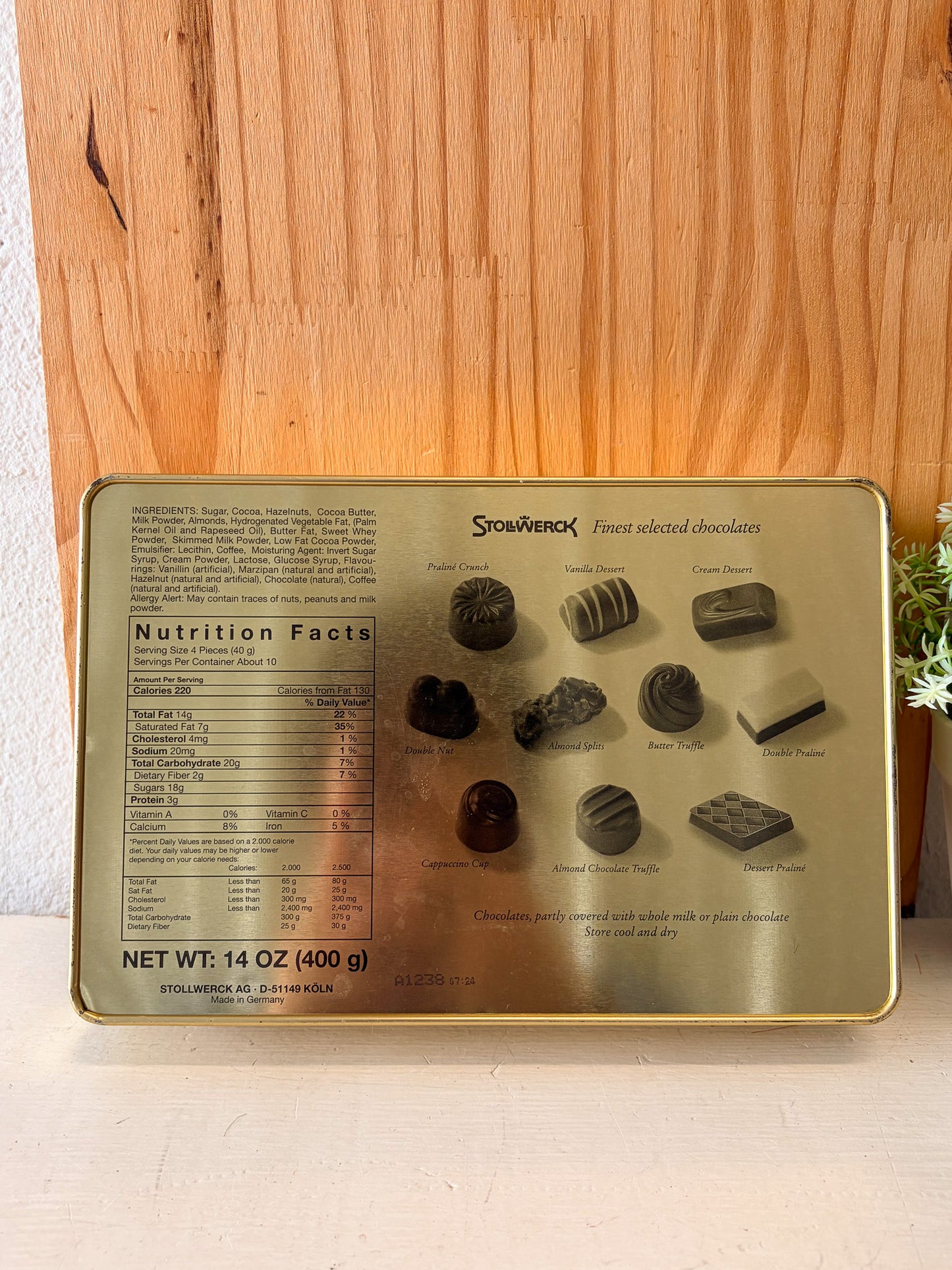 German Chocolate Tin