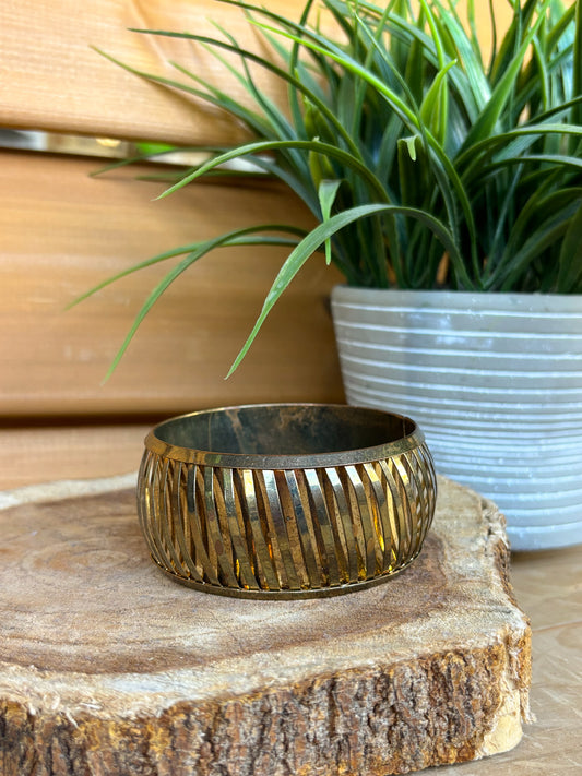 Gold Tone Bangle