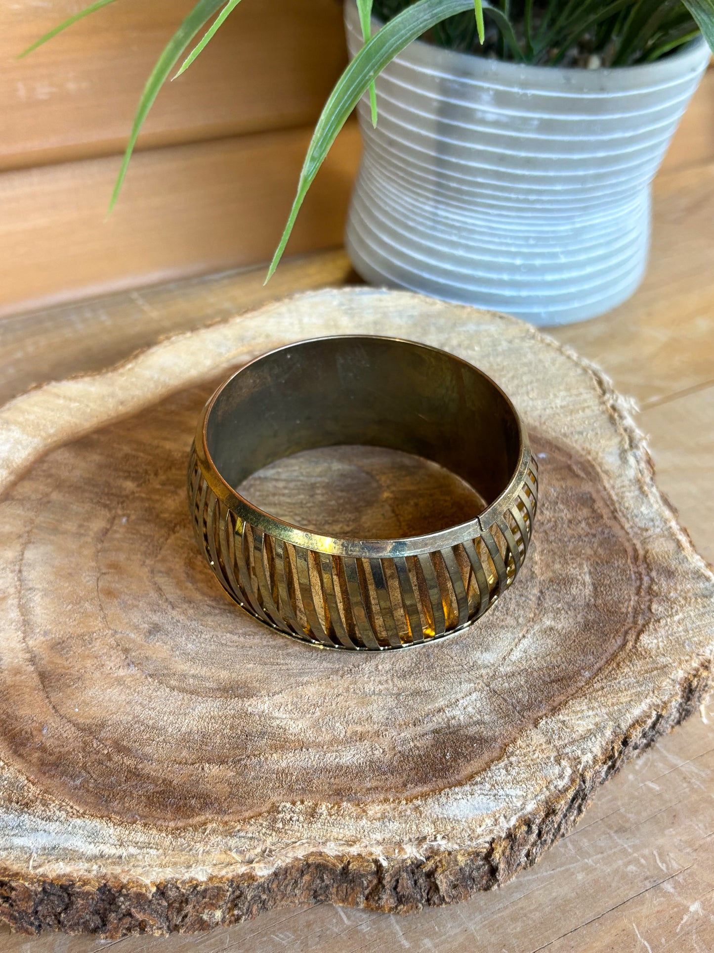 Gold Tone Bangle