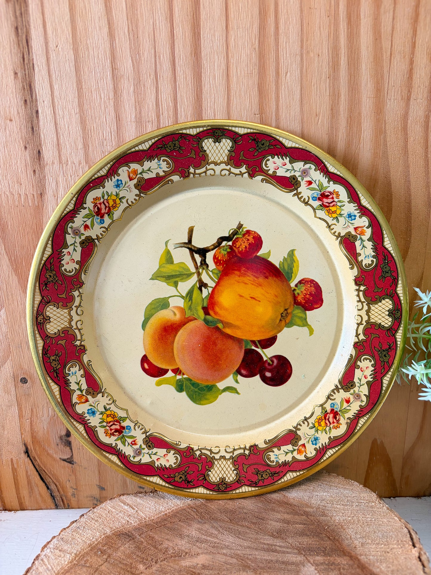 Vtg Daher Made In Holland Tin Plates