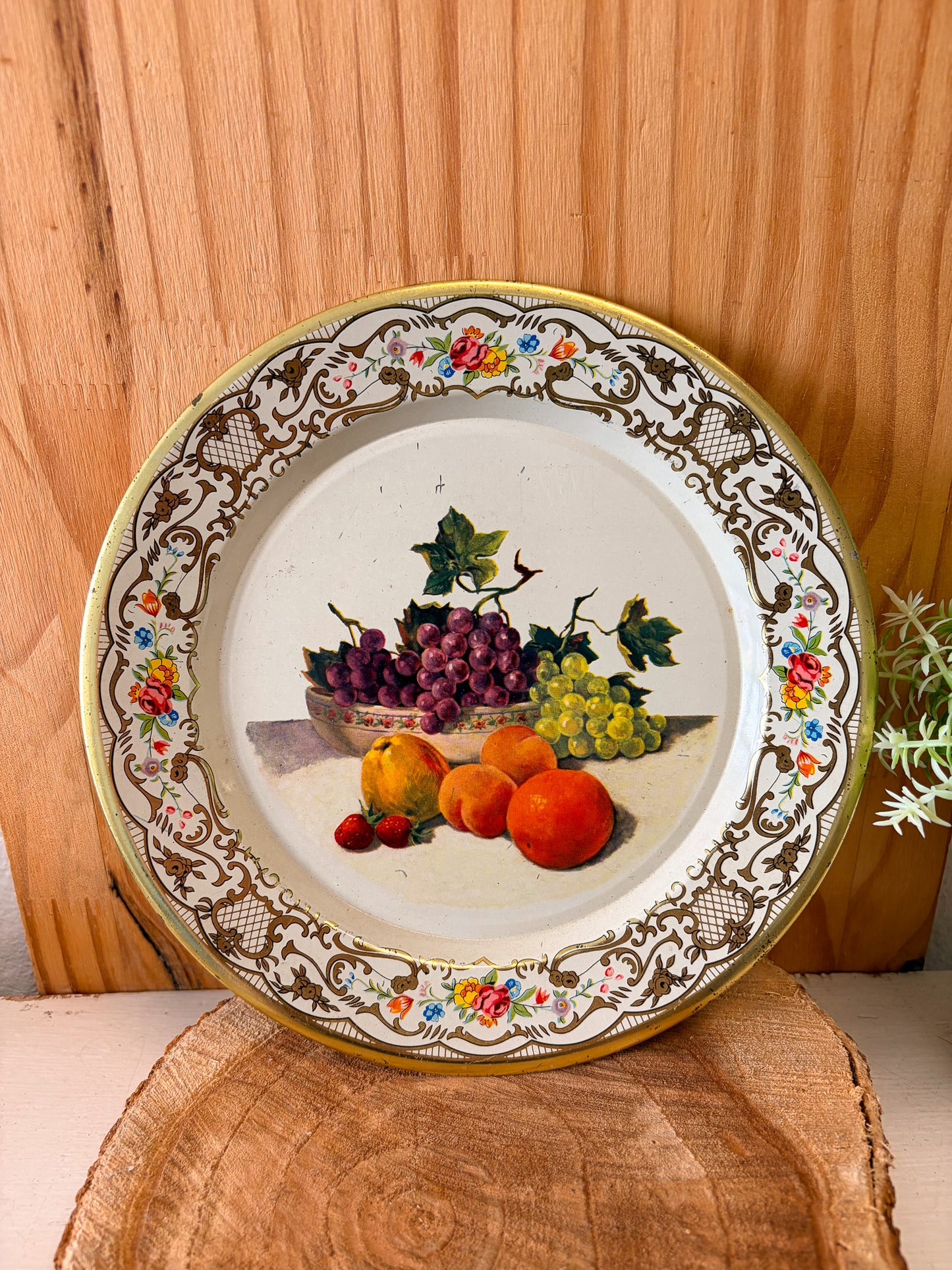 Vtg Daher Made In Holland Tin Plates