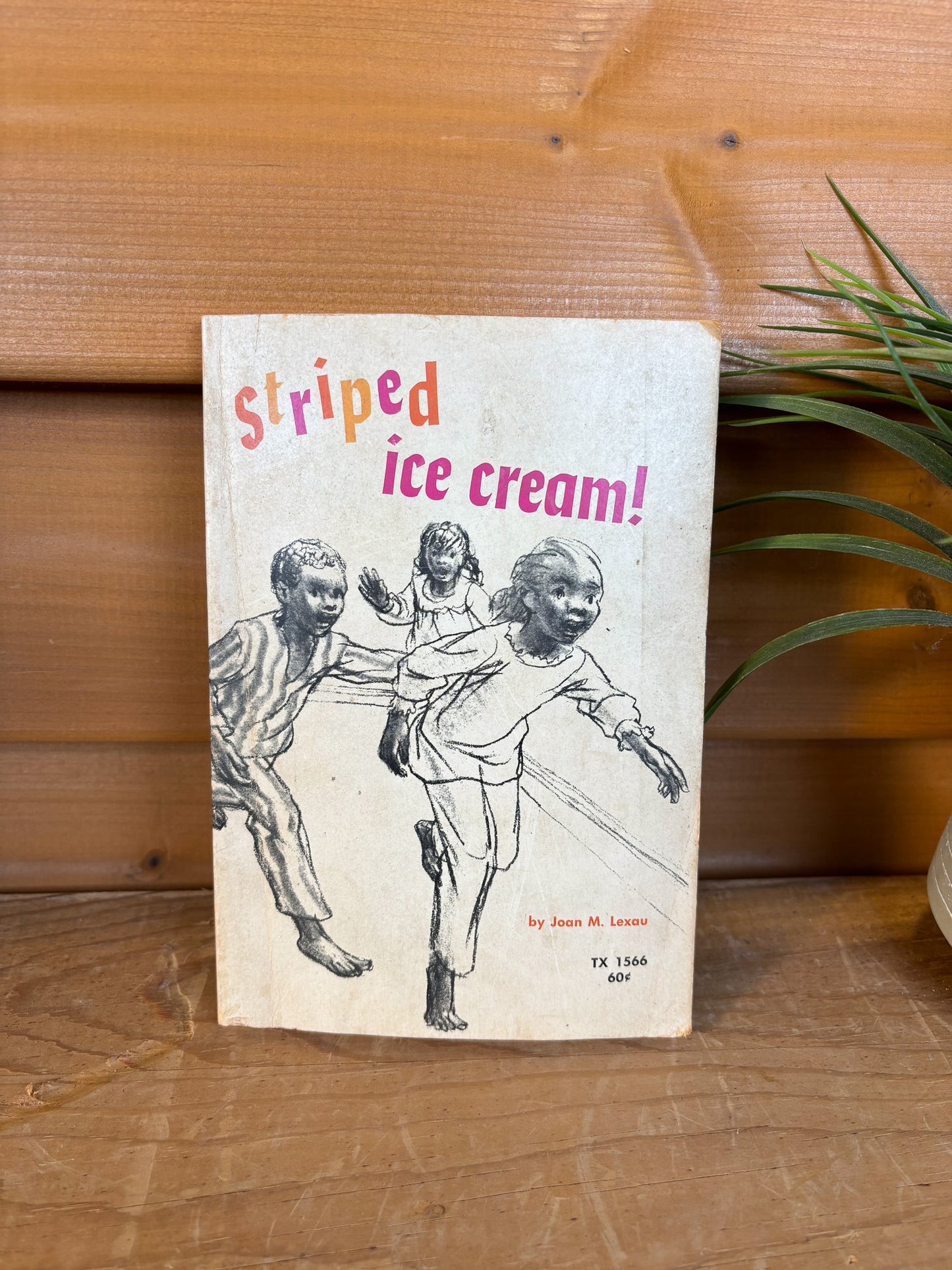 Vtg Striped Ice Cream Paperback Book