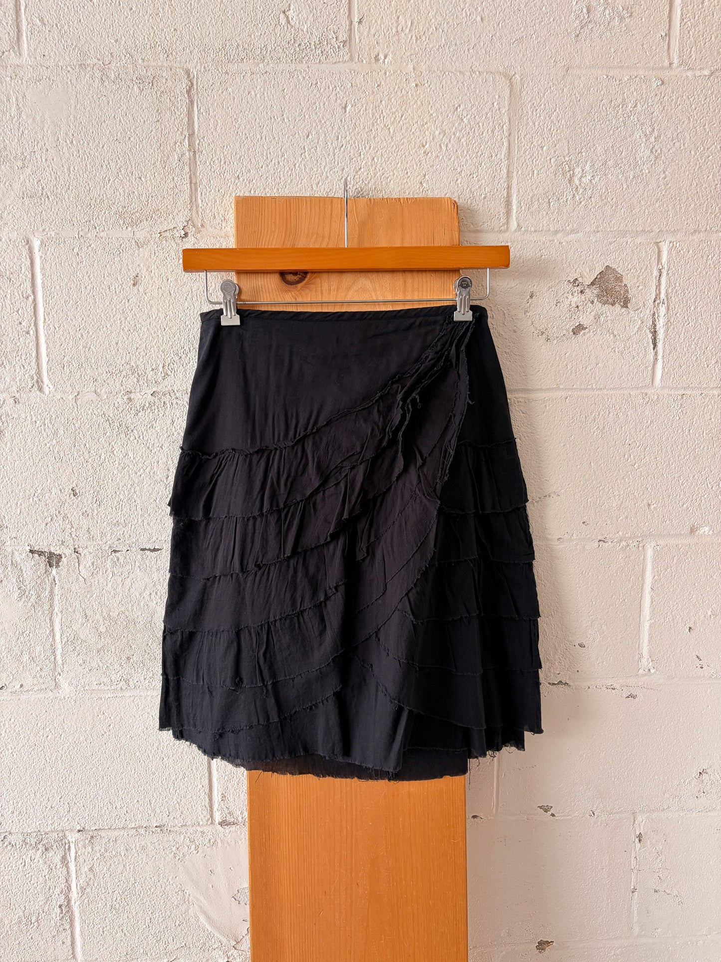 Wet Seal Ruffled Black Skirt : 3