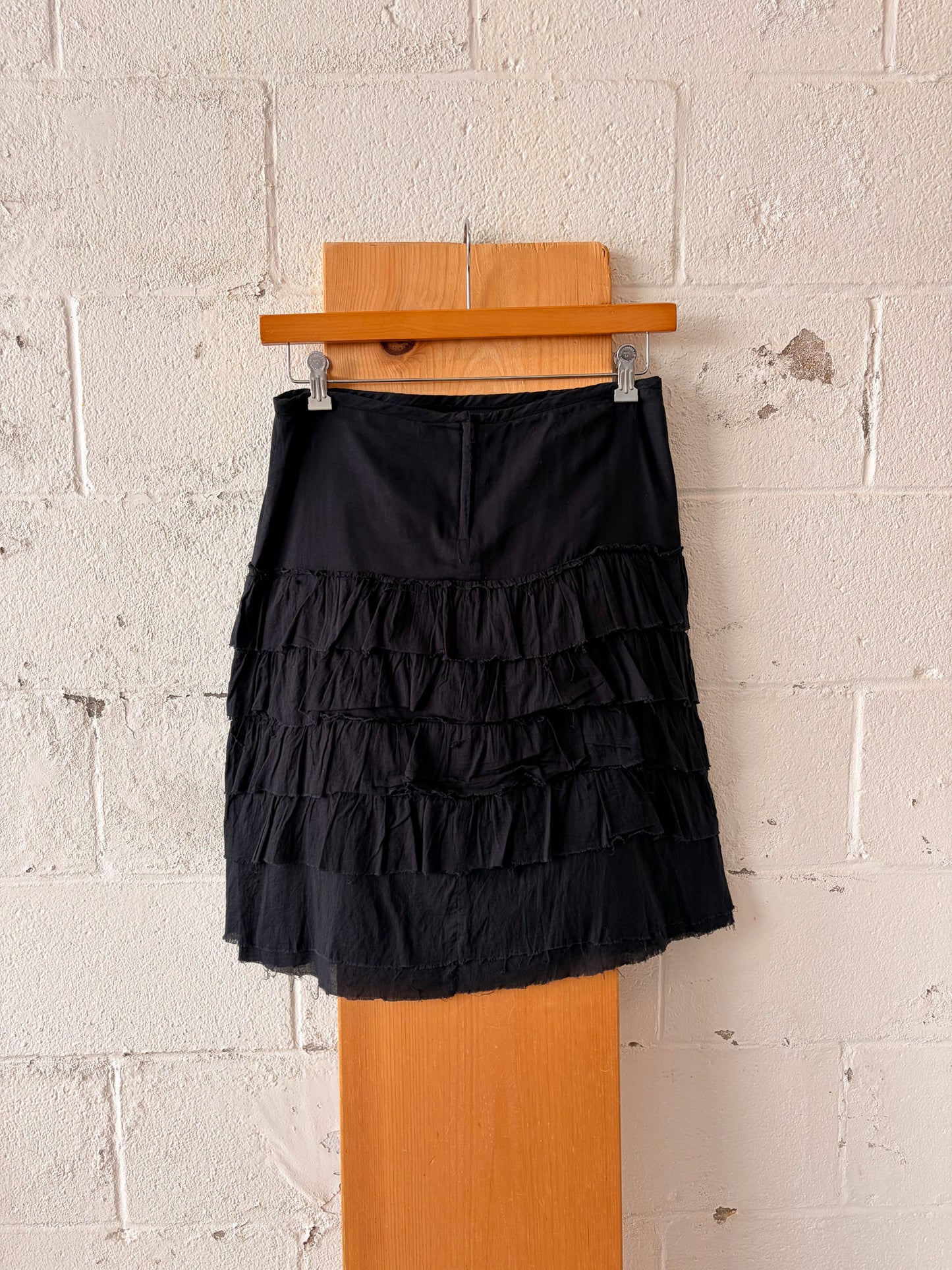 Wet Seal Ruffled Black Skirt : 3