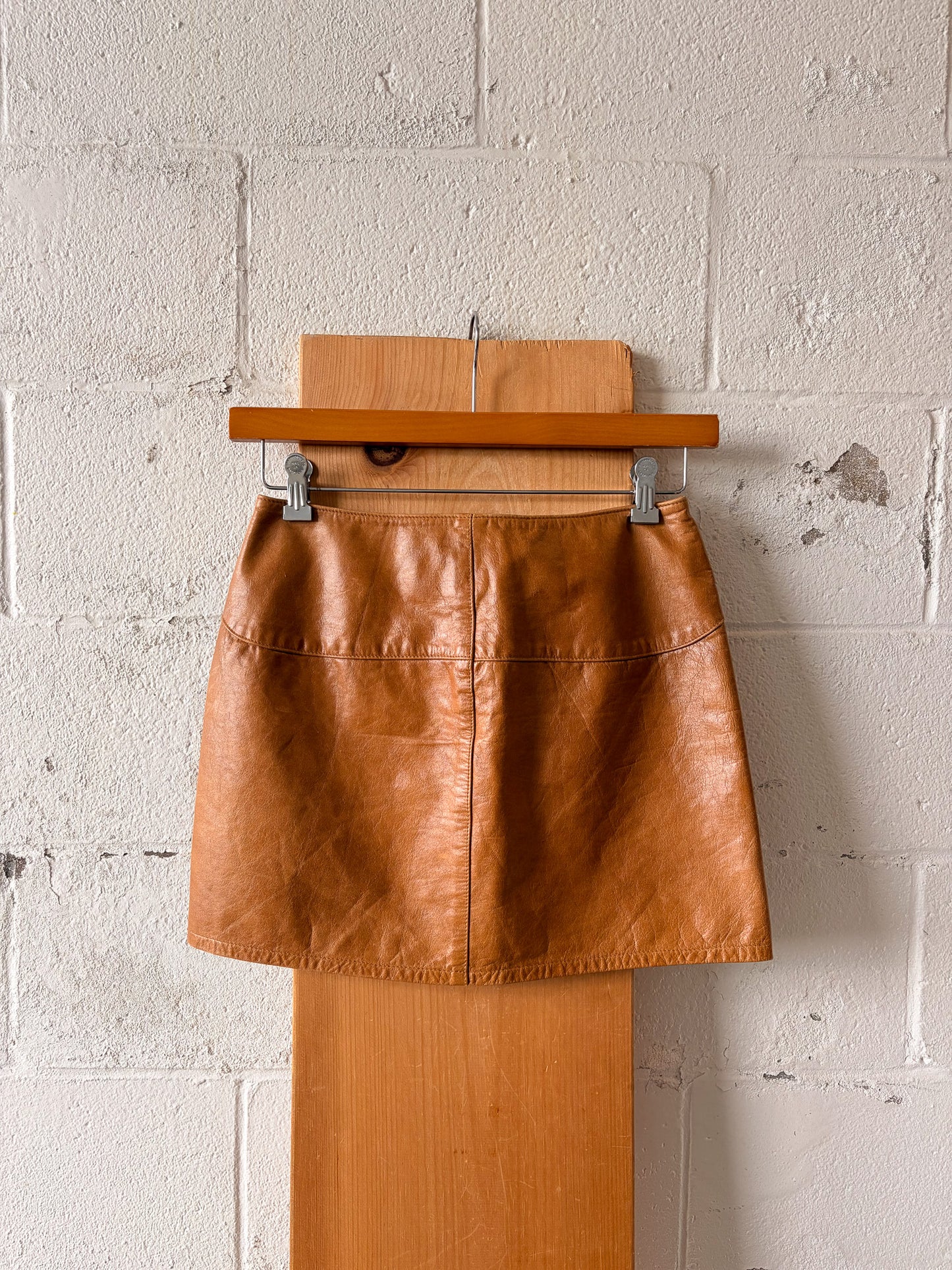 '01 Gap Leather Skirt : 4