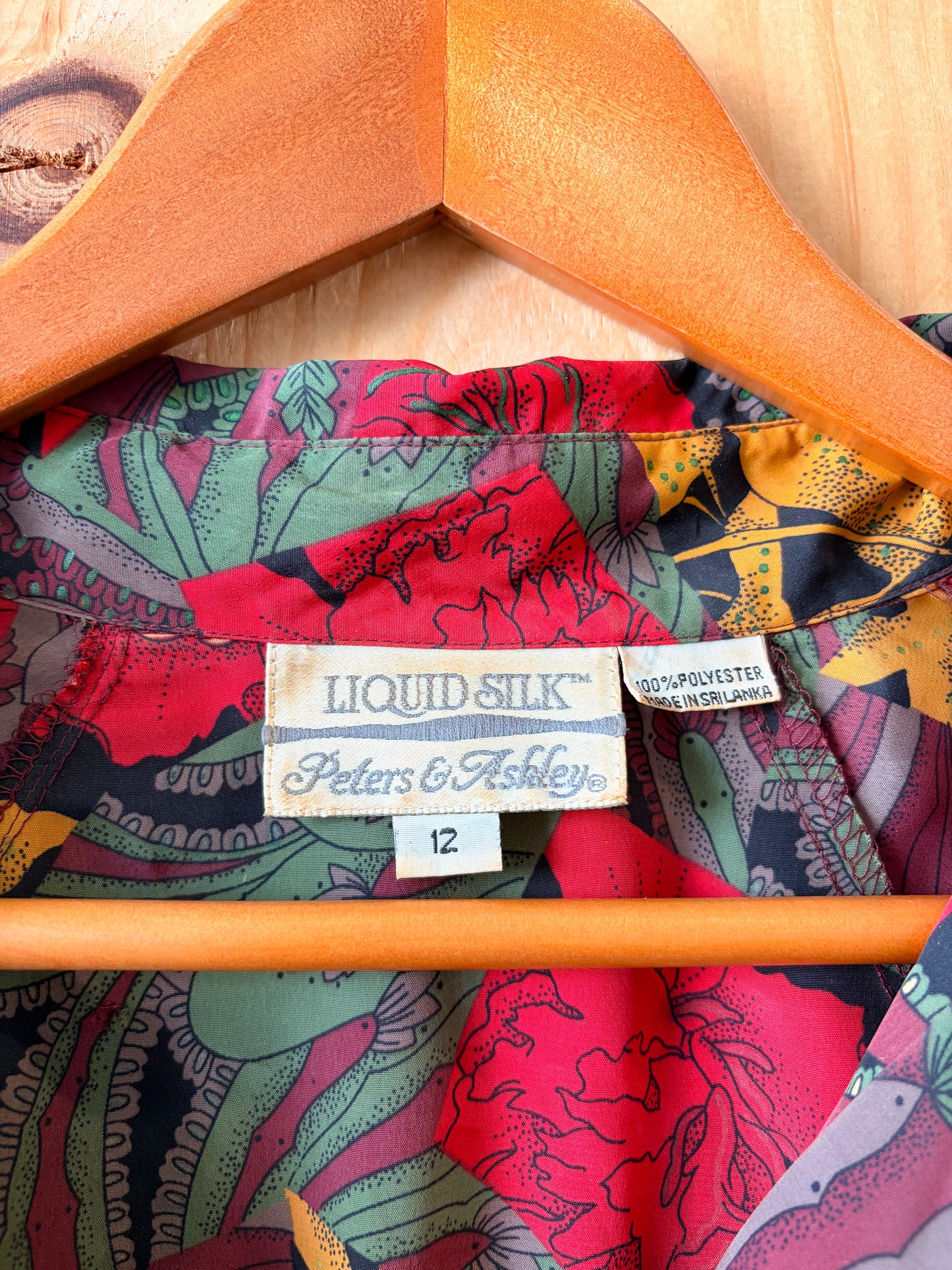 Vtg Flowy Floral Set : 12