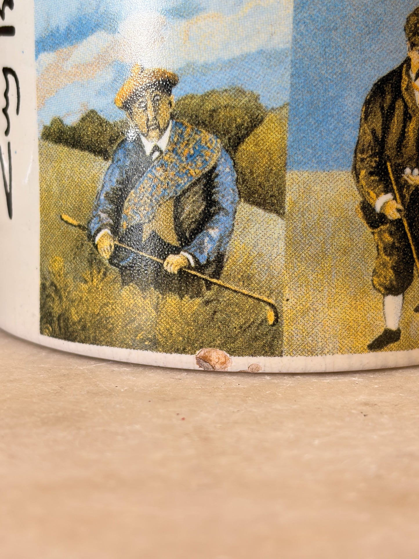 Vtg "Pursuit of Leisure" Mug