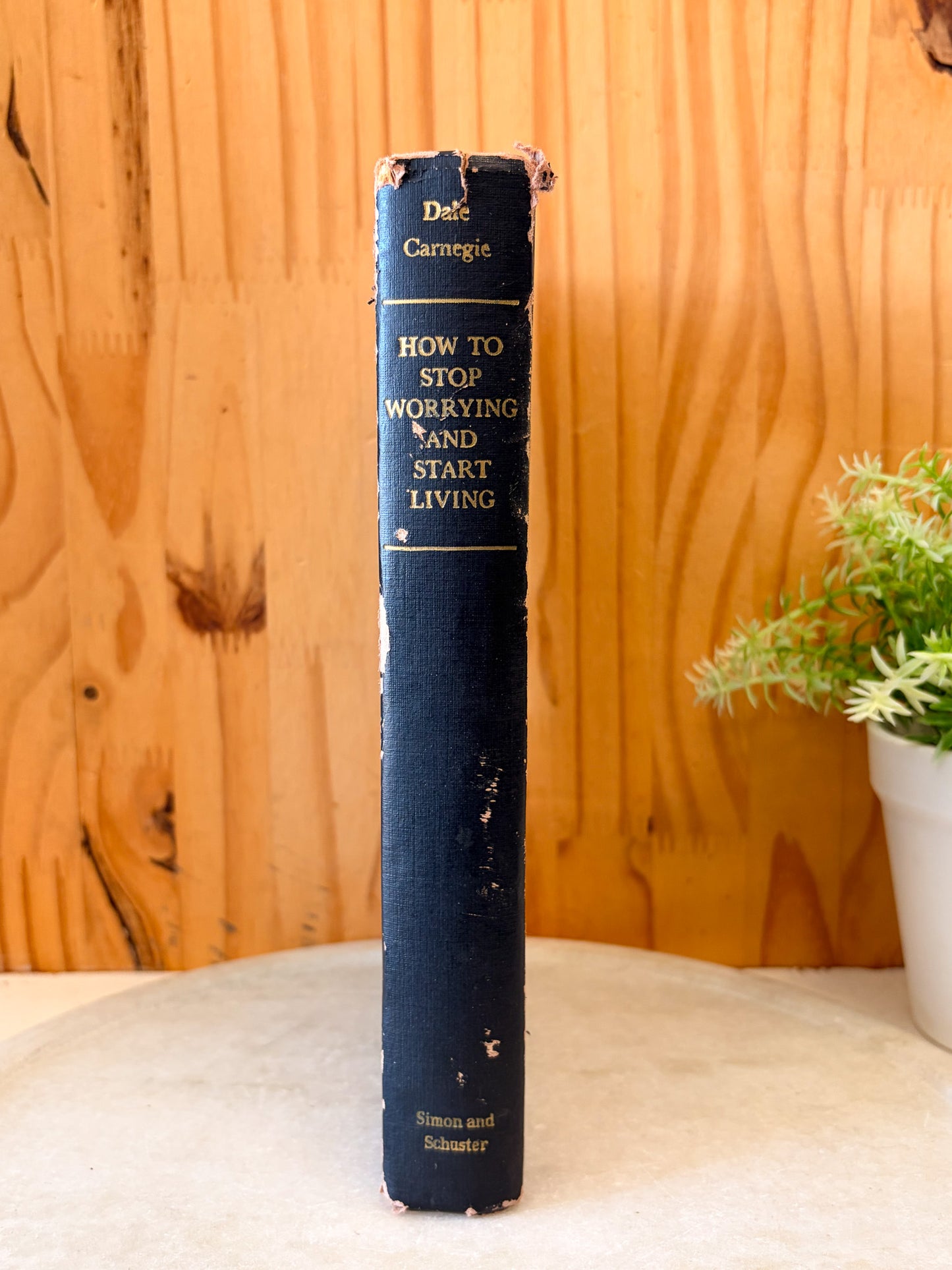 Vtg How to Stop Worrying Book