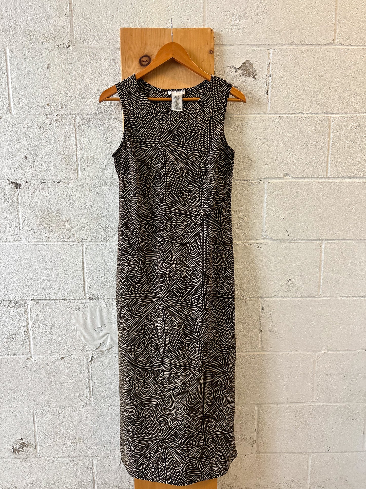Vtg Speckled Dress : M