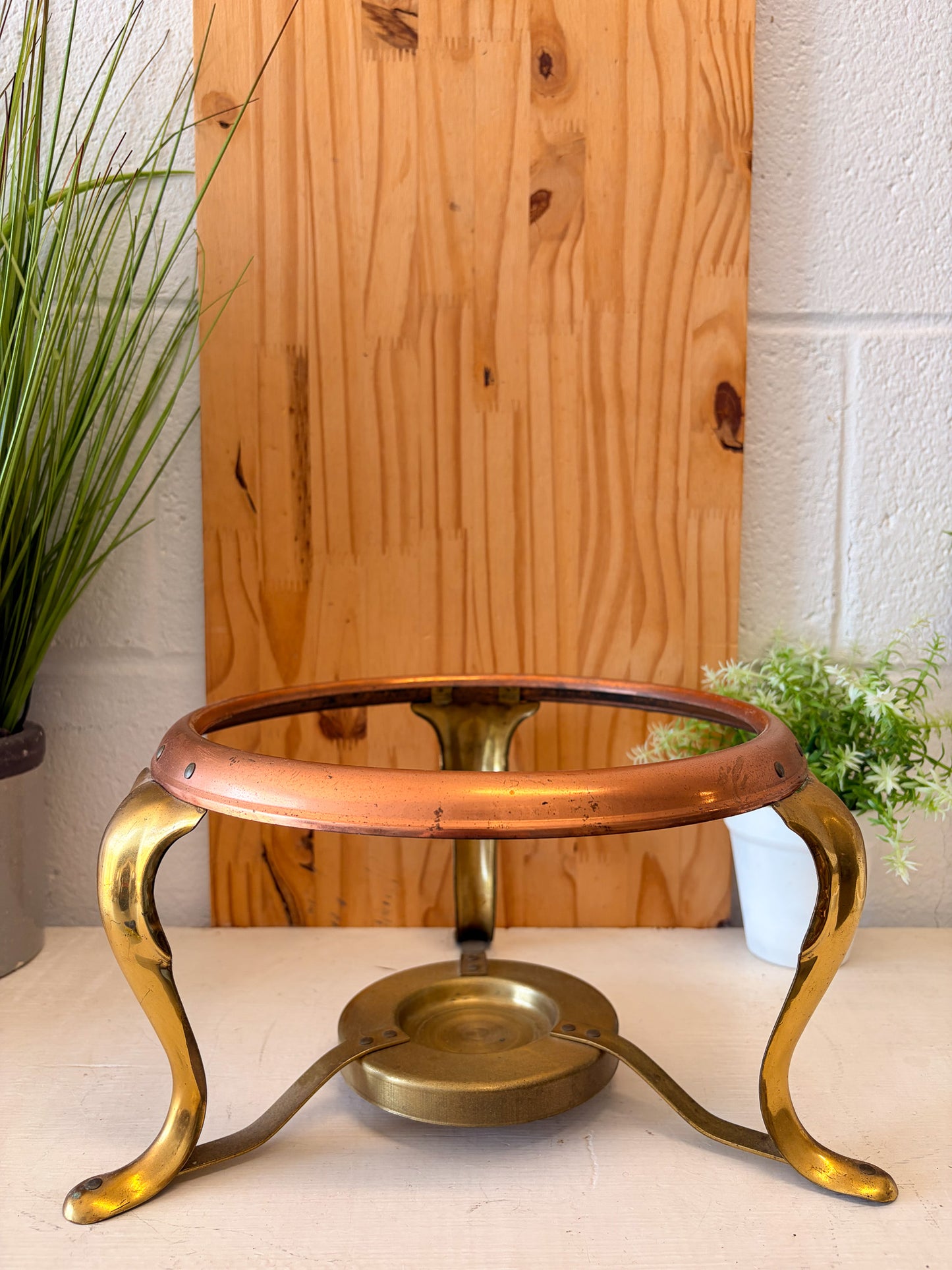 Vtg Copper Chafing Dish Set (Local Pick Up Only)