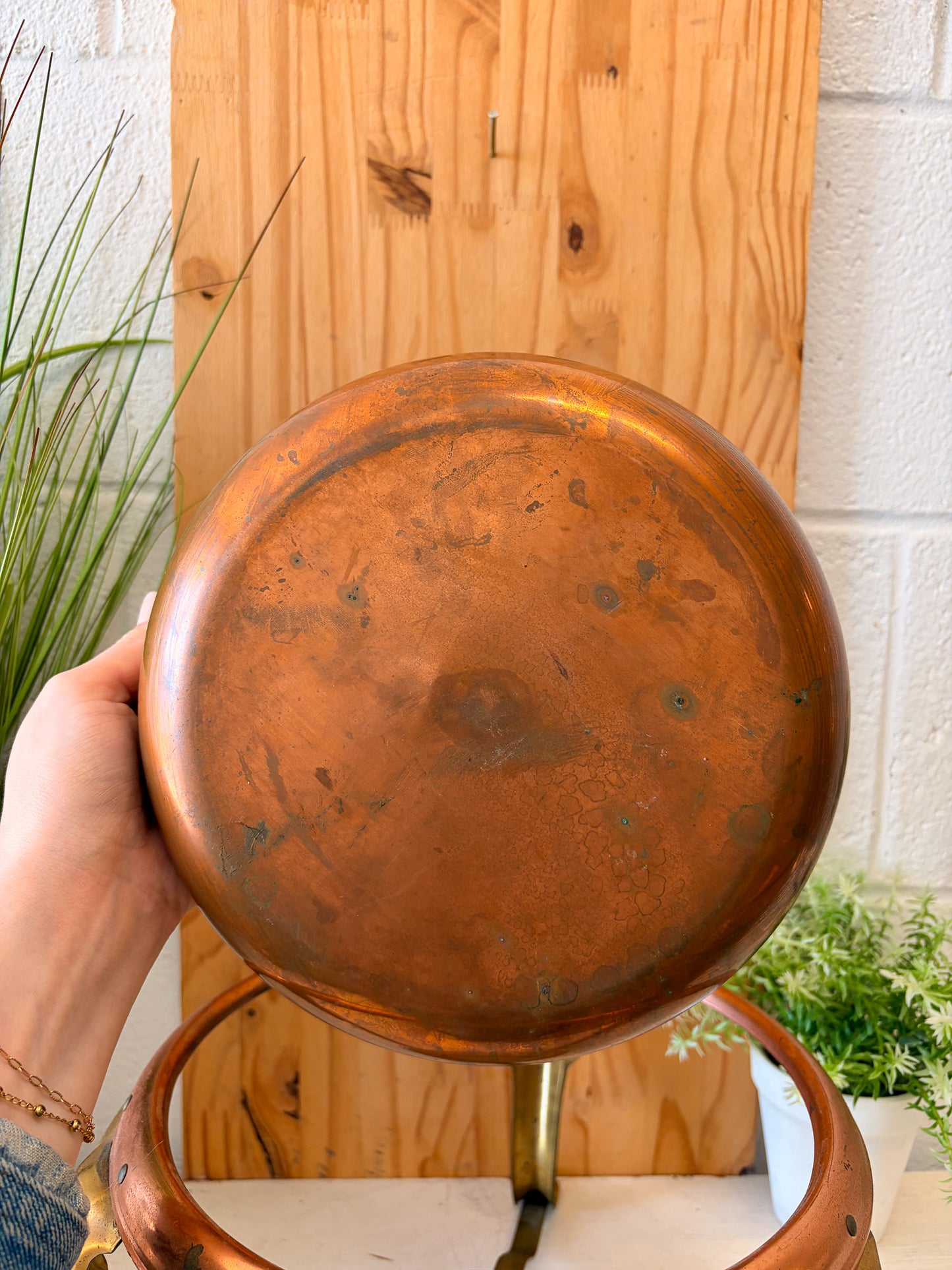 Vtg Copper Chafing Dish Set (Local Pick Up Only)