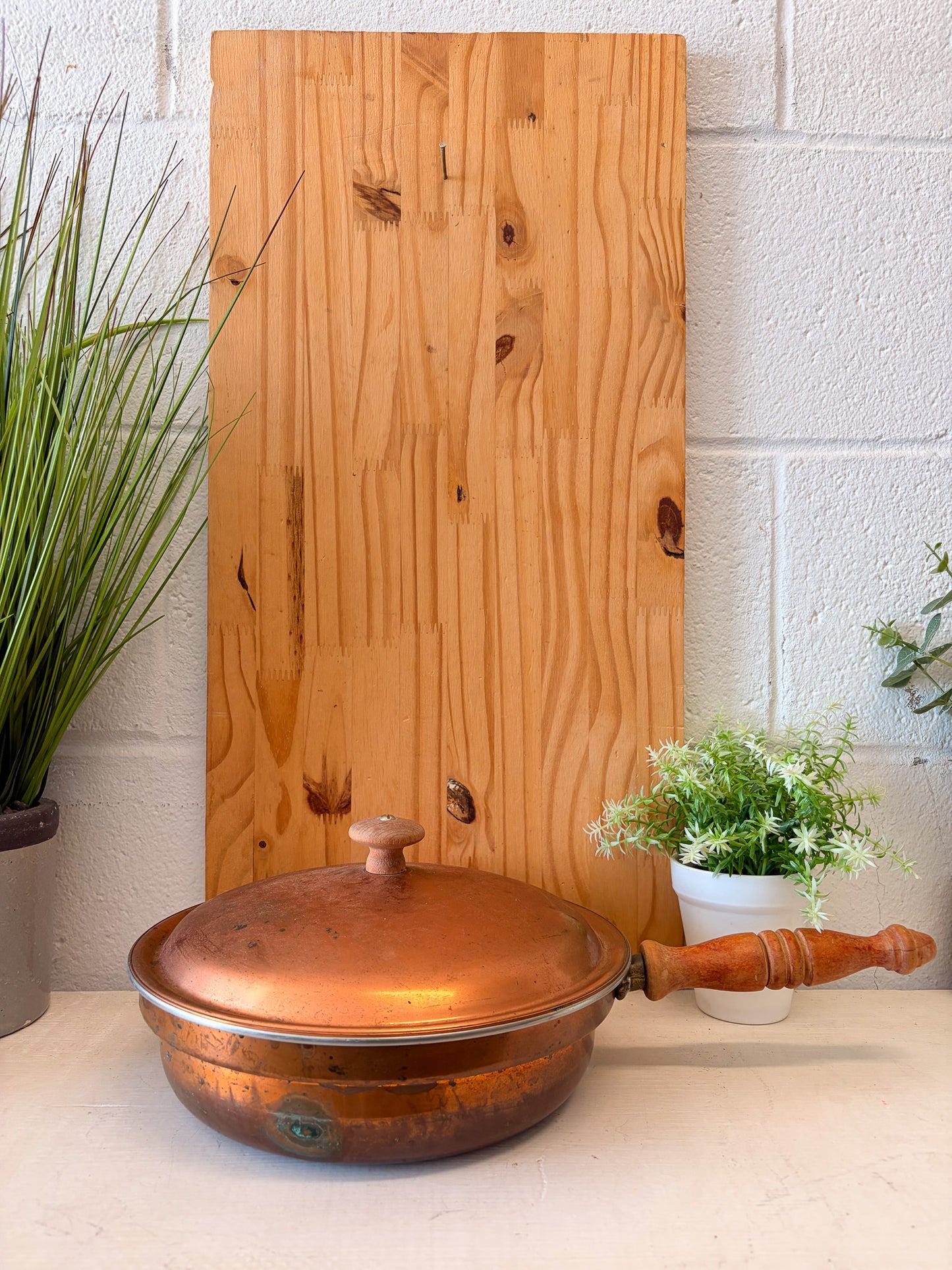 Vtg Copper Chafing Dish Set (Local Pick Up Only)