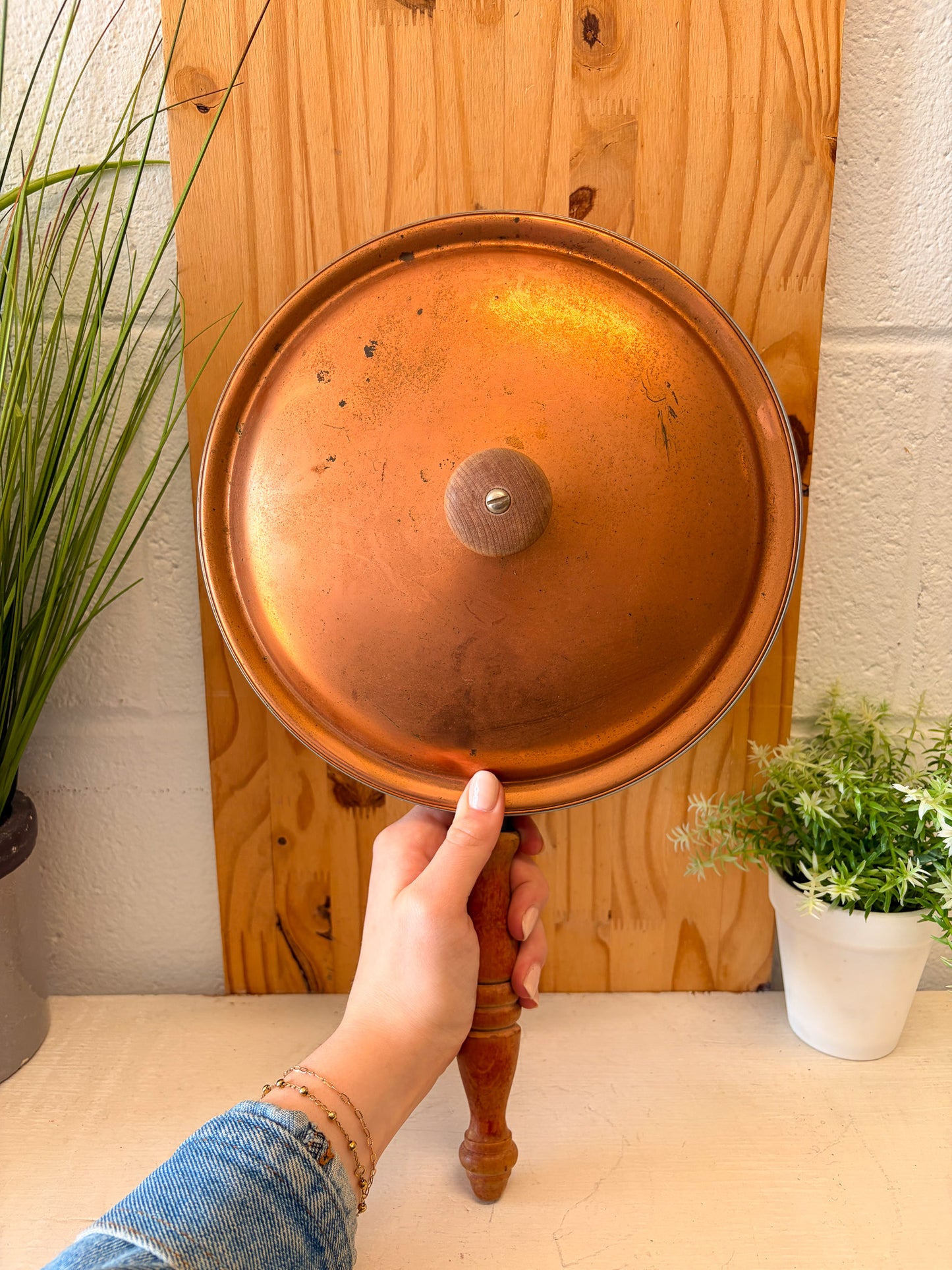 Vtg Copper Chafing Dish Set (Local Pick Up Only)