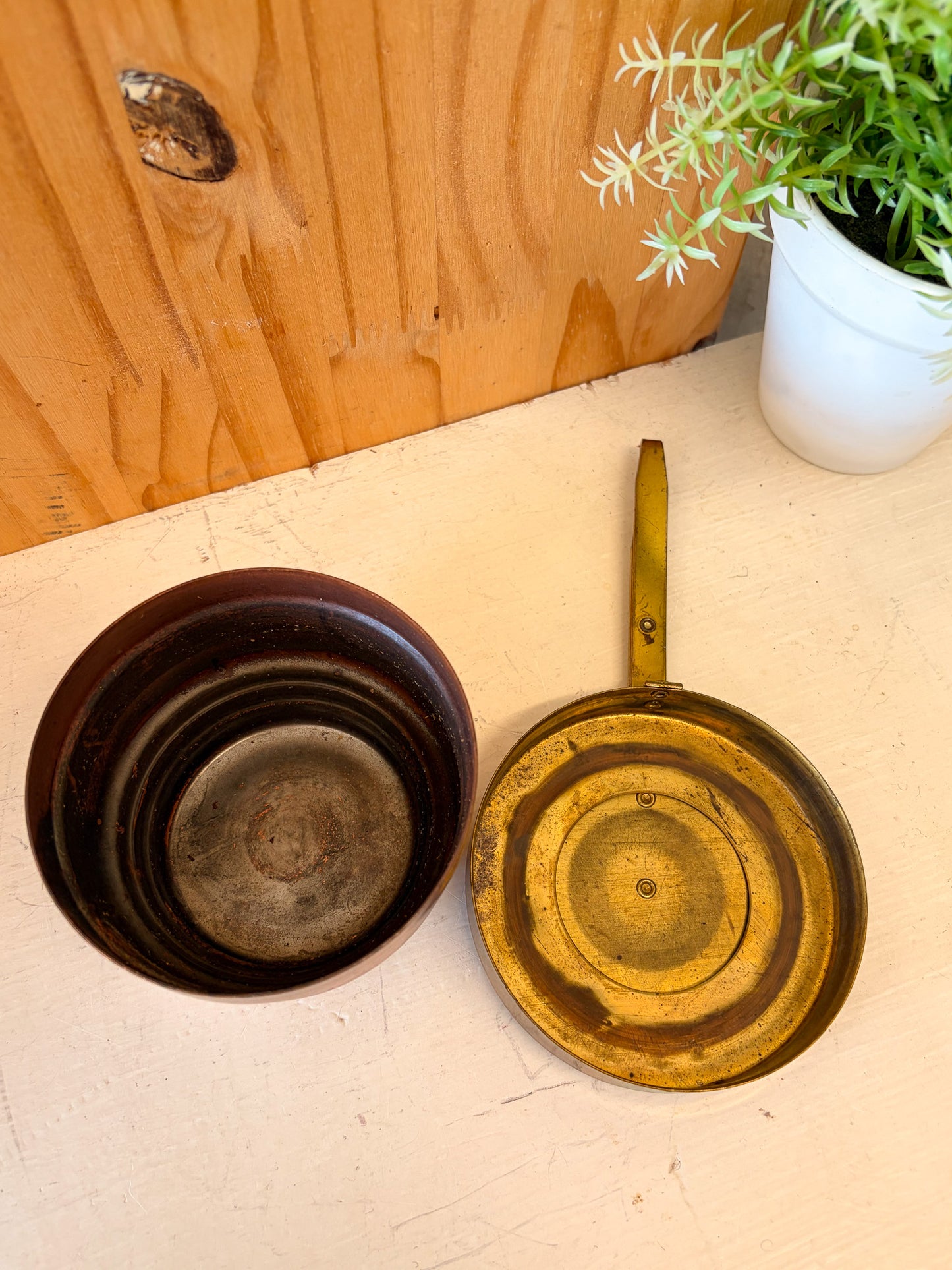 Vtg Copper Chafing Dish Set (Local Pick Up Only)